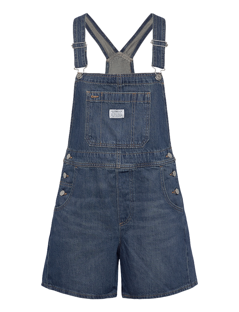 Levi's® - UTILITY SHORTALL ANNIVERSARY P - jumpsuits - dark indigo - worn in - 1