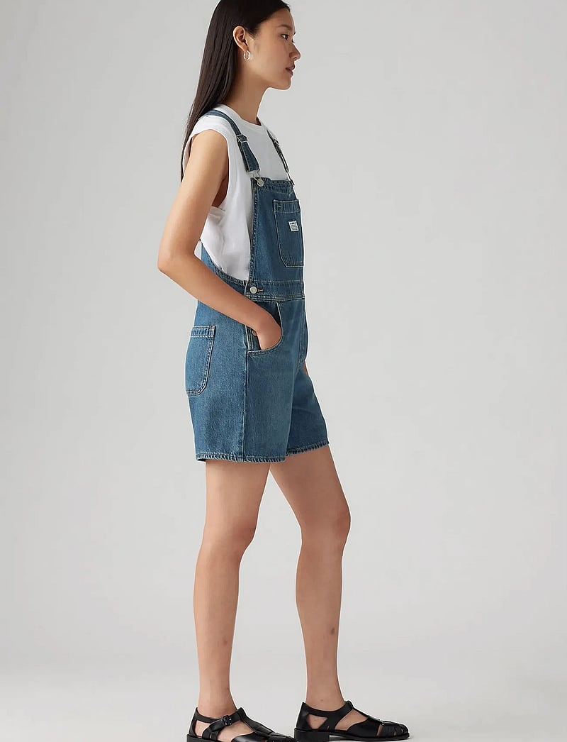 Levi's® - UTILITY SHORTALL ANNIVERSARY P - jumpsuits - dark indigo - worn in - 3