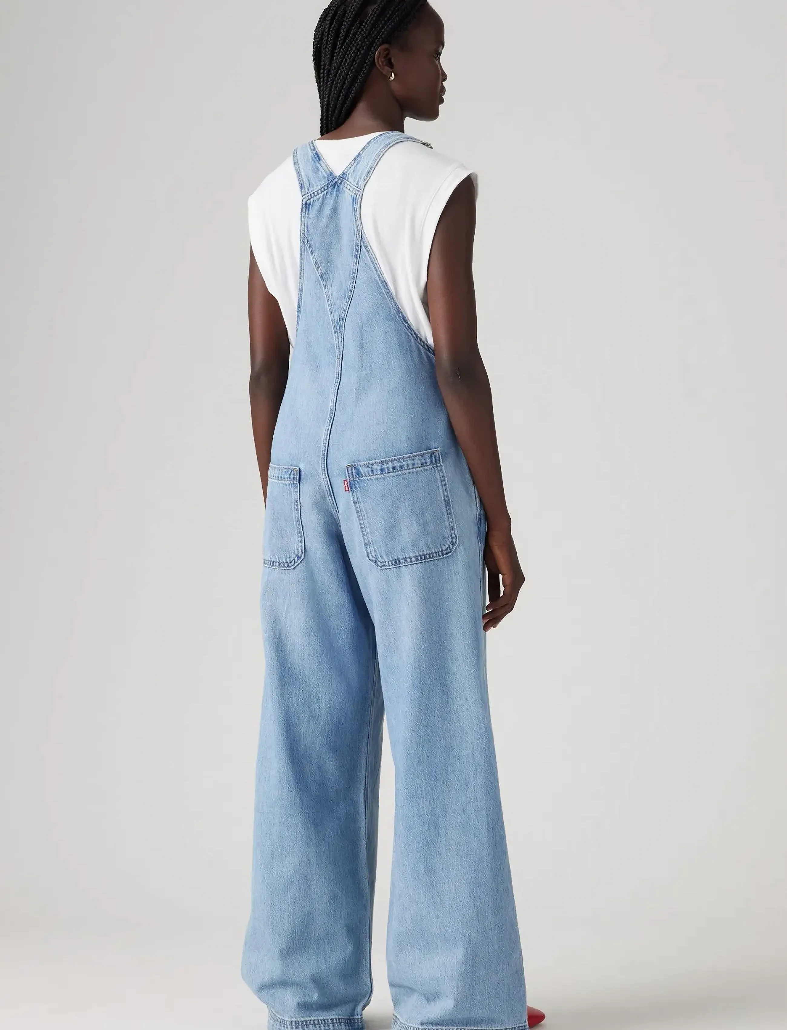 Levi's® - XL OVERALL INVESTED INDIGO OVE - pükskostüümid - light indigo - worn in - 4