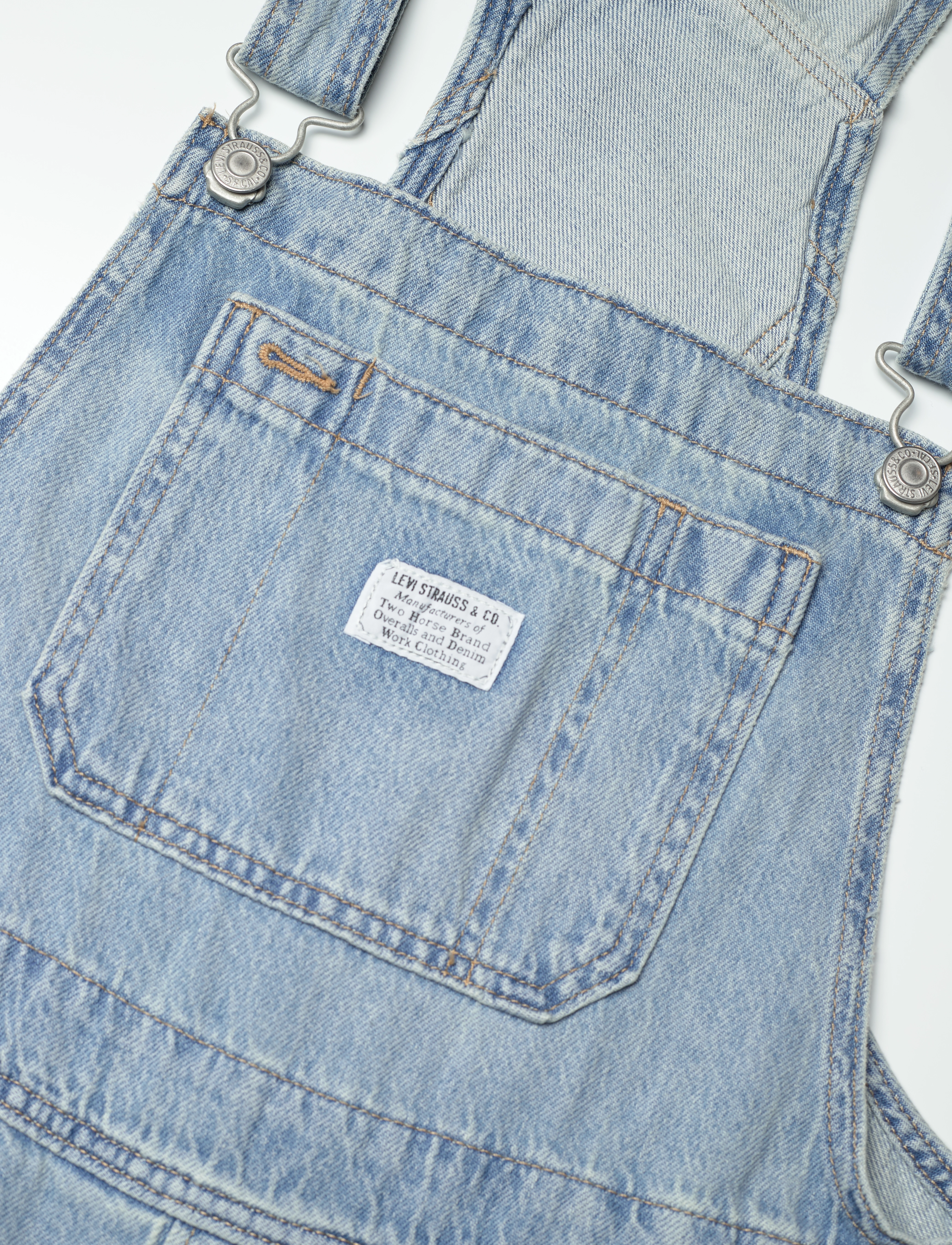 Levi's® - XL OVERALL INVESTED INDIGO OVE - pükskostüümid - light indigo - worn in - 5