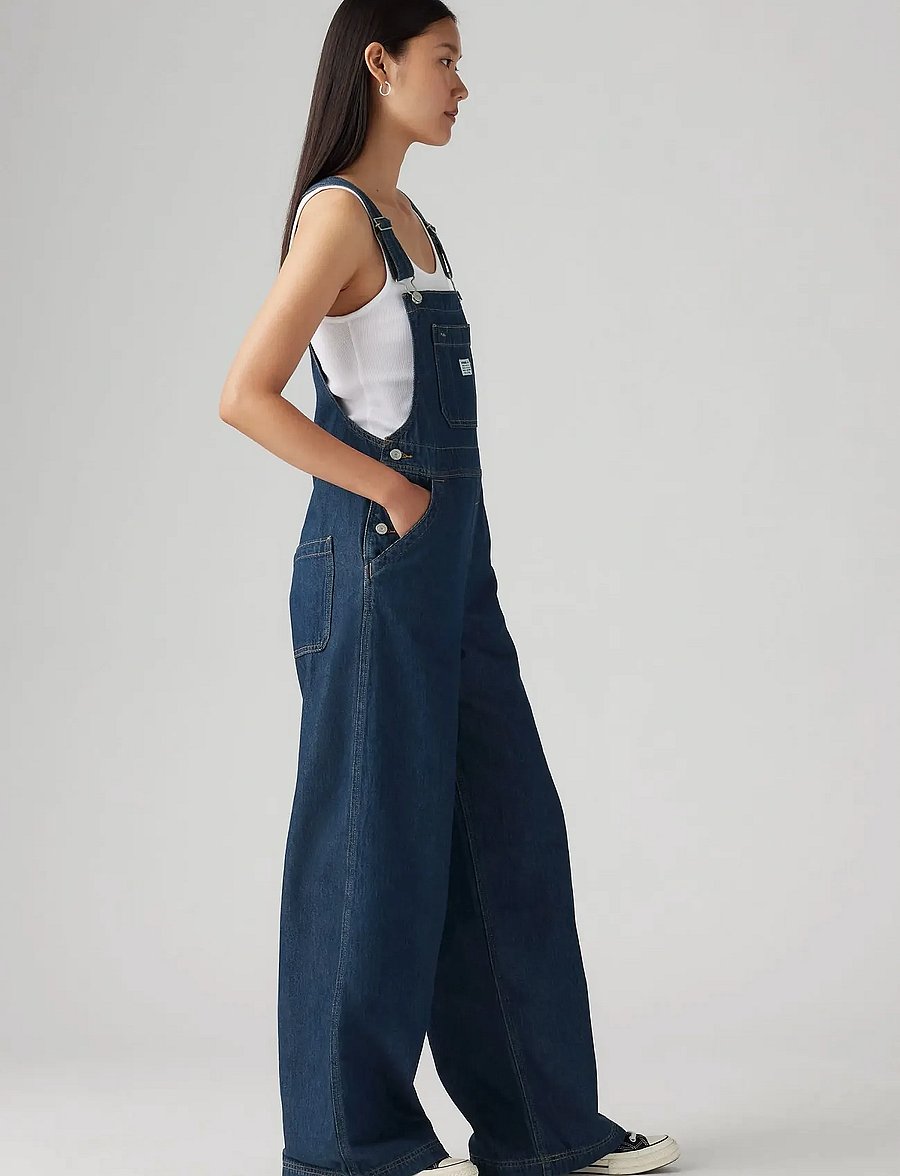 Levi's® - XL OVERALL SQUARE CIRCLE - teksakleidid - dark indigo - flat finishe - 3