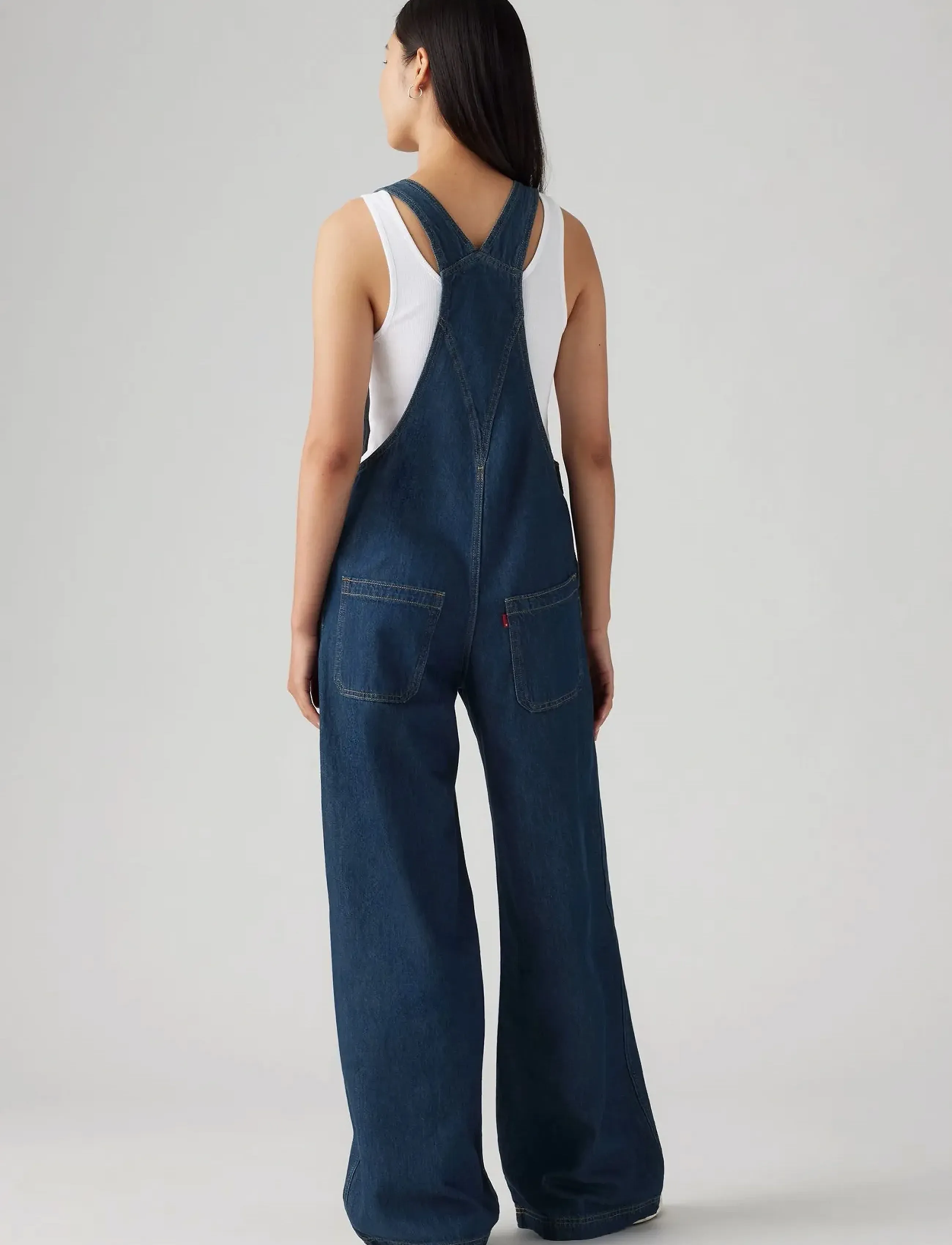 Levi's® - XL OVERALL SQUARE CIRCLE - teksakleidid - dark indigo - flat finishe - 4