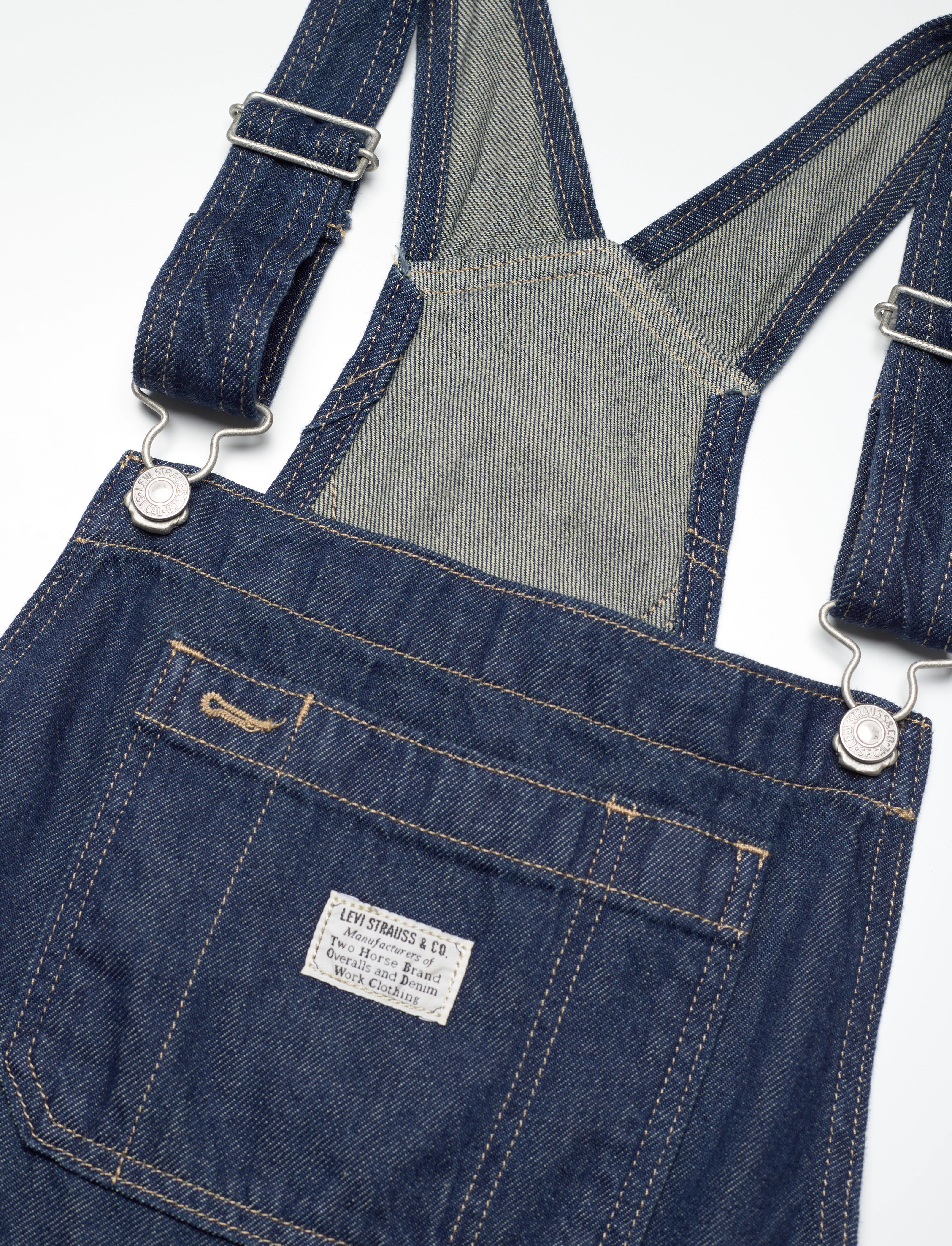 Levi's® - XL OVERALL SQUARE CIRCLE - teksakleidid - dark indigo - flat finishe - 5