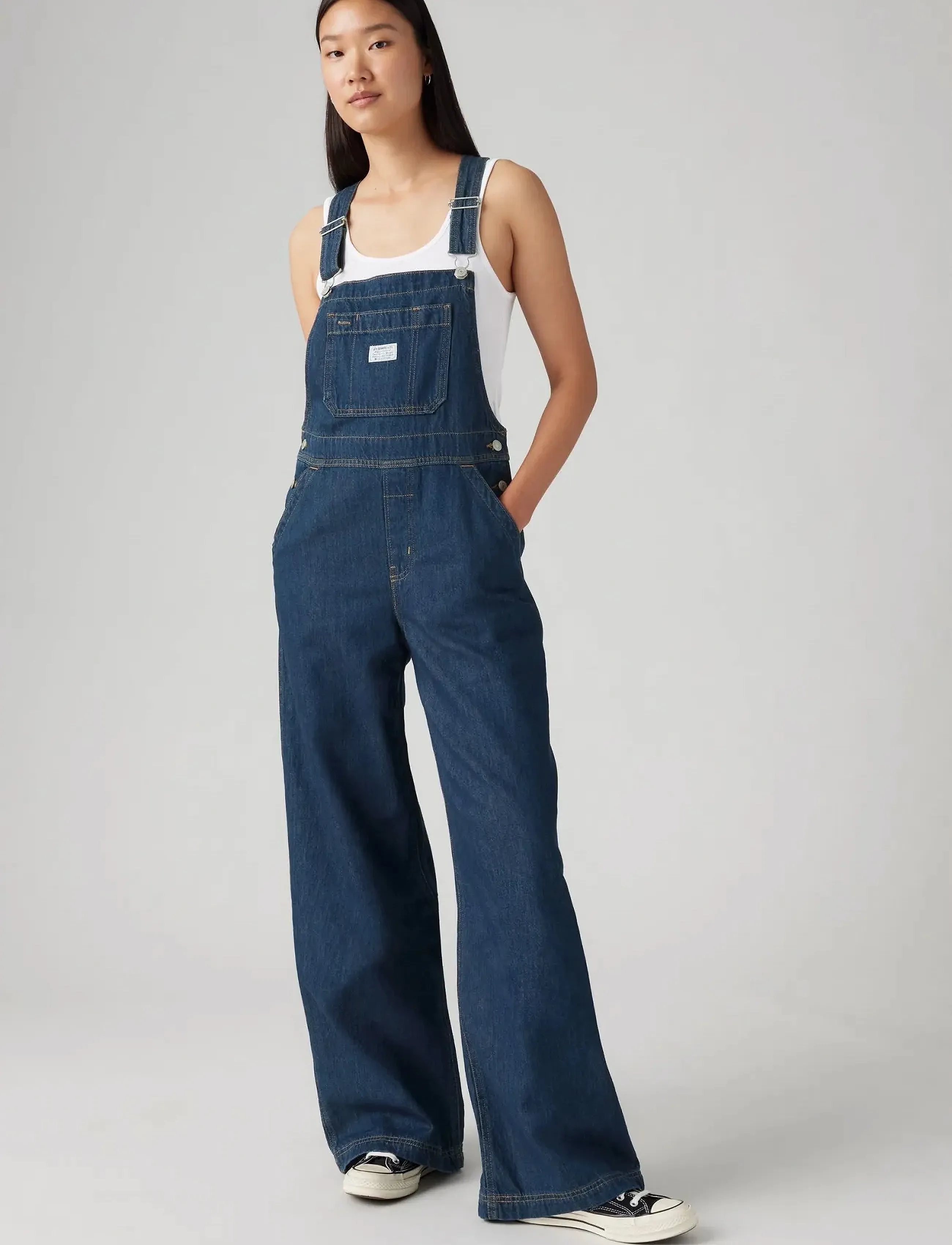Levi's Xl Overall Square Circle, S, Blue > Lækre Bukser, Dame