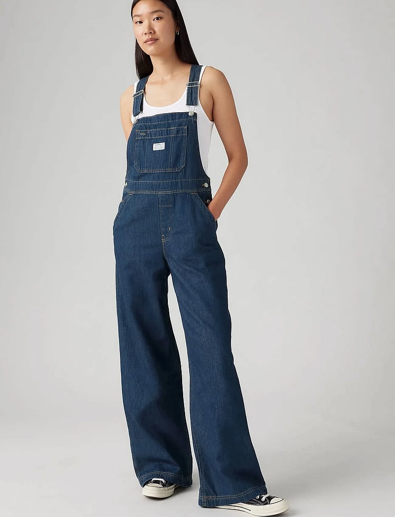 Levi's® - XL OVERALL SQUARE CIRCLE - jumpsuits - dark indigo - flat finish - 0