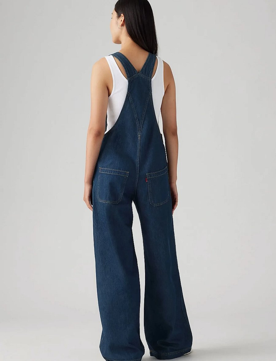 Levi's® - XL OVERALL SQUARE CIRCLE - jumpsuits - dark indigo - flat finish - 4