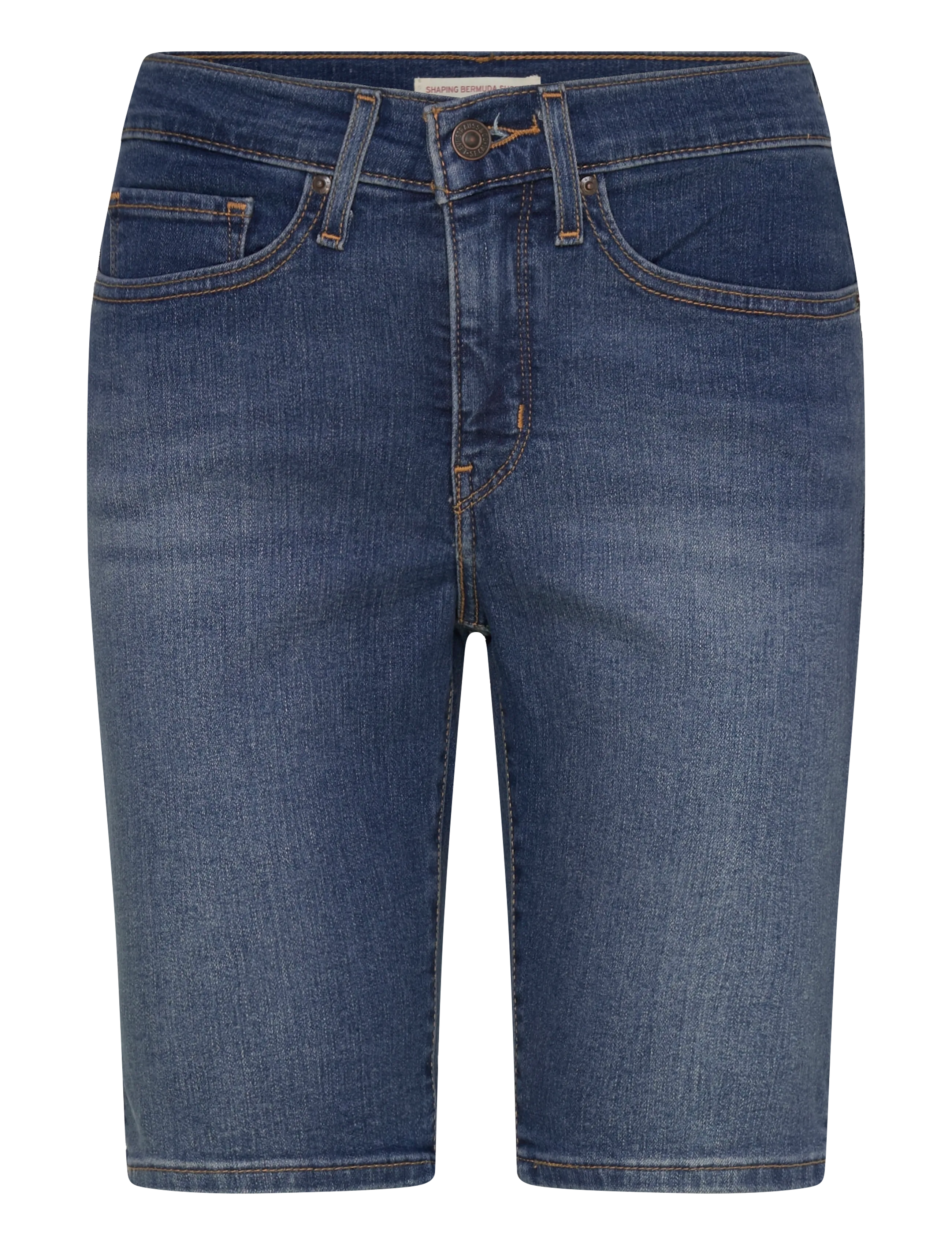 Levi's® SHAPING BERMUDA CLEVER GIRL SH - Apģērbi - DARK INDIGO - WORN IN / blue