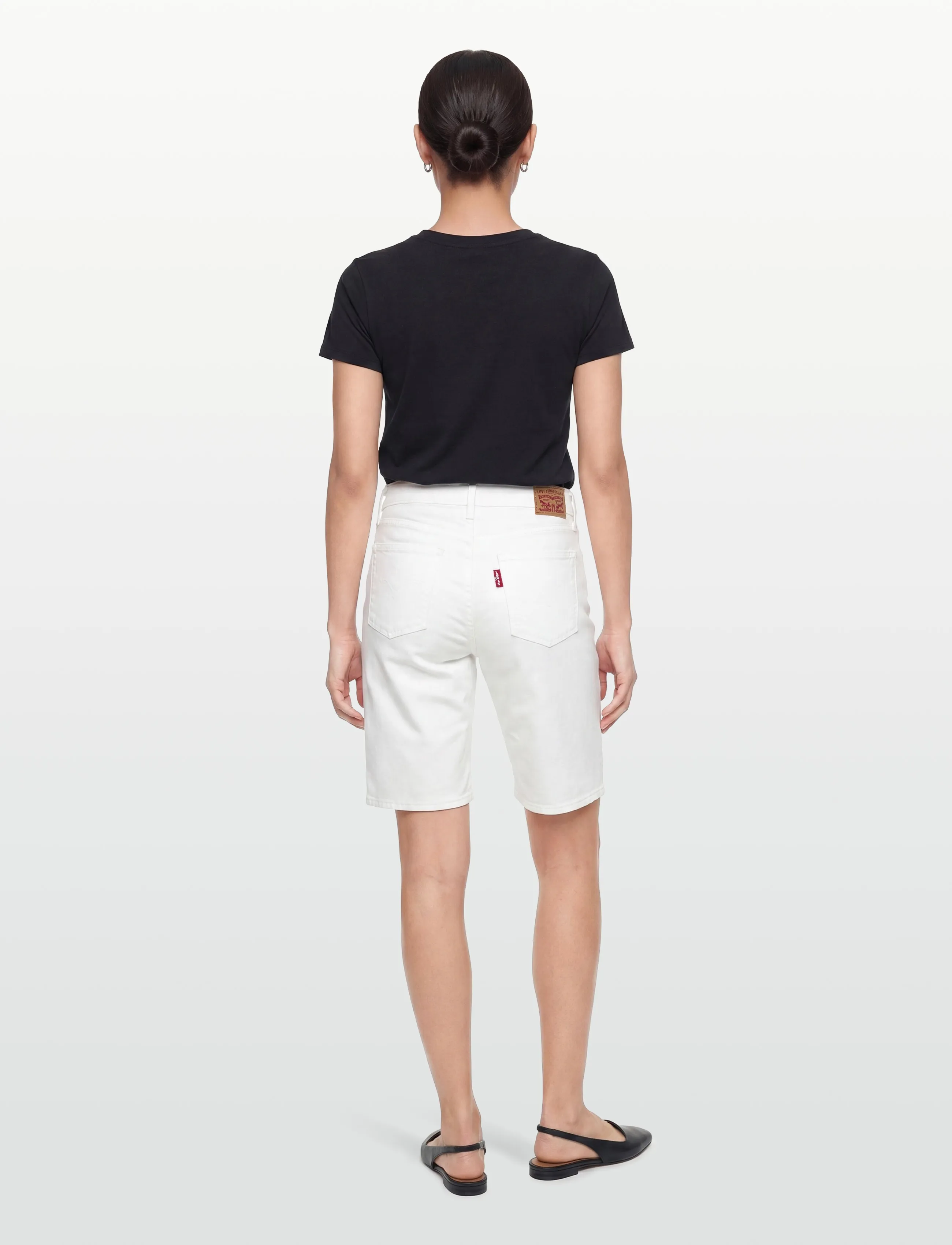 Levi's® - SHAPING BERMUDA CHALK WHITE - jorts - neutrals - 4