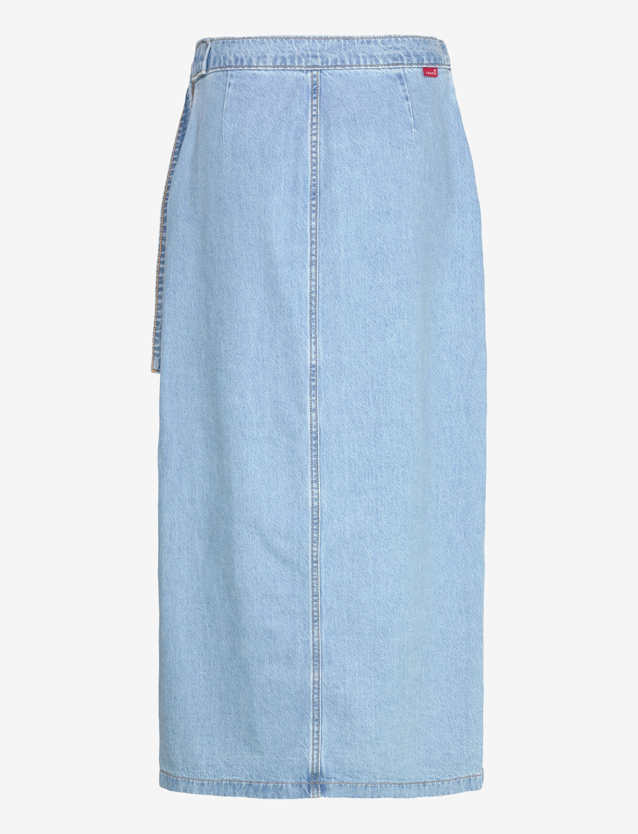 Levi's® - COLUMN WRAP SKIRT WRAPPED IN B - midi nederdele - light indigo - worn in - 2