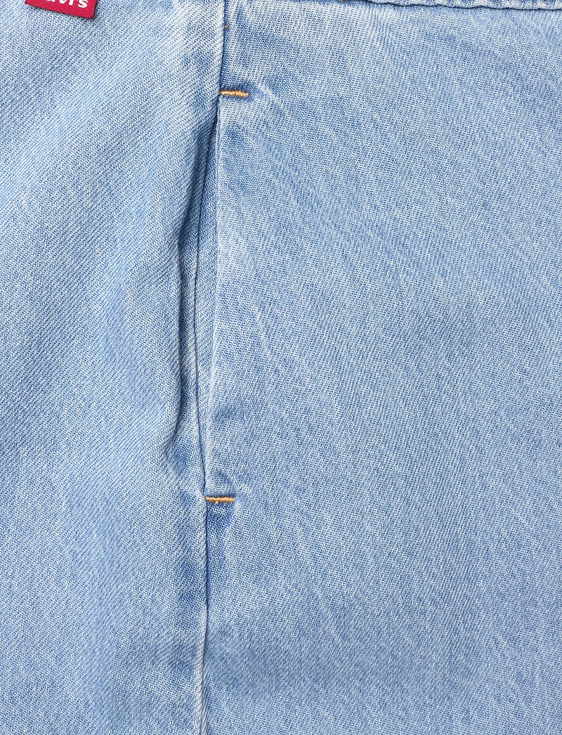 Levi's® - COLUMN WRAP SKIRT WRAPPED IN B - midi-röcke - light indigo - worn in - 5