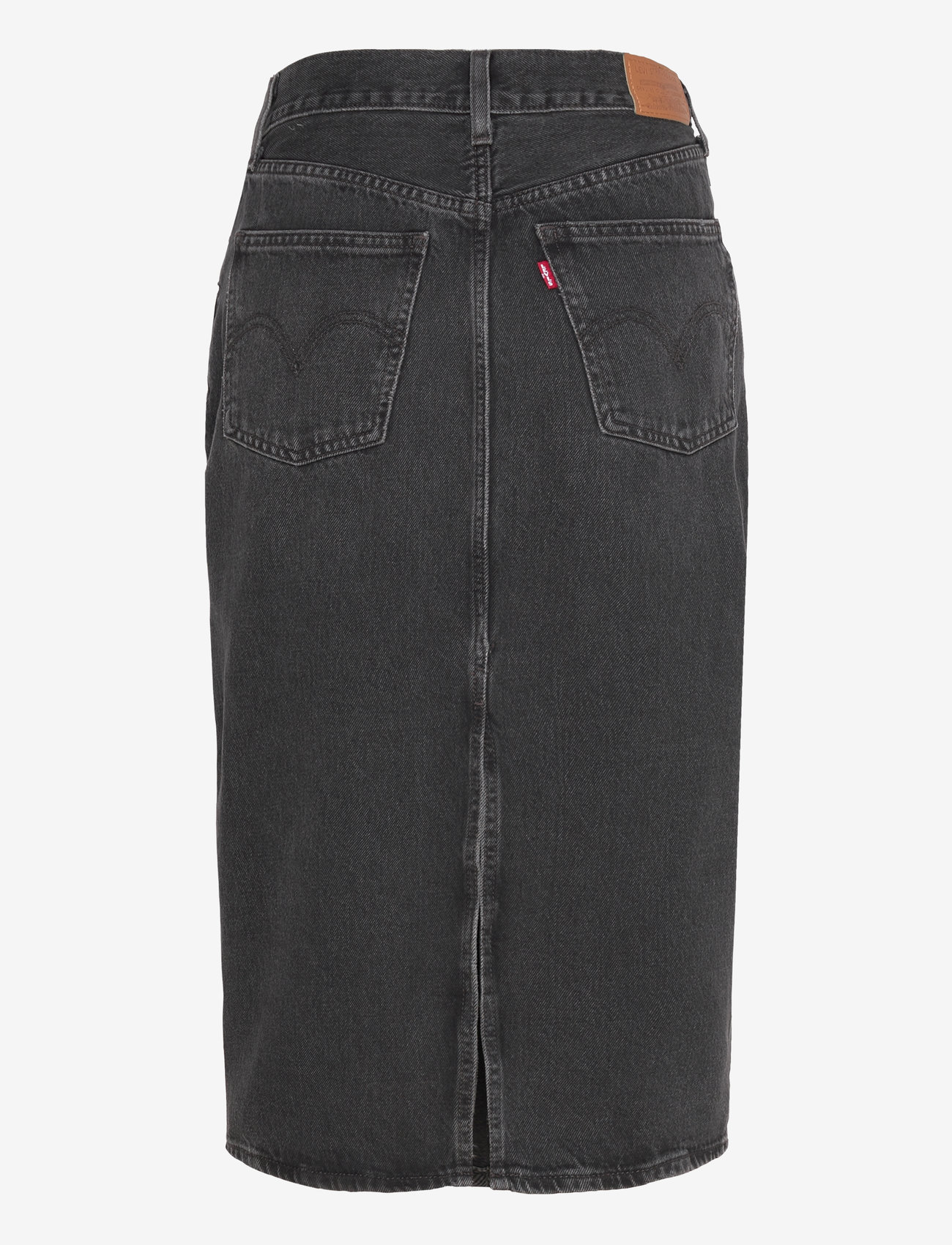 Levi's® - HR BACK SLIT SKIRT WANDERING S - jeansröcke - blacks - 2
