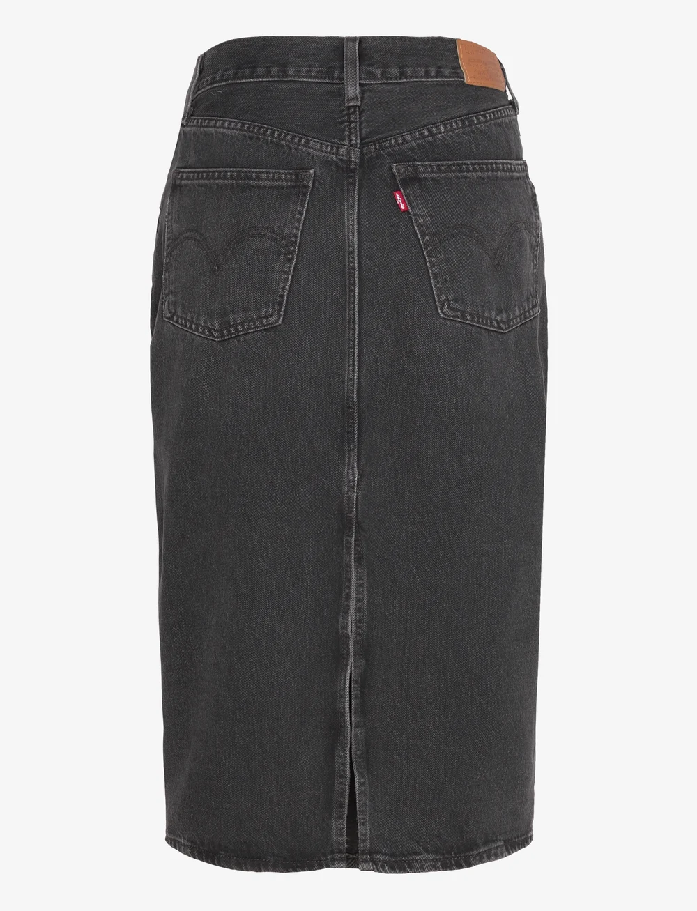 Levi's® - HR BACK SLIT SKIRT WANDERING S - jupes en jeans - blacks - 2