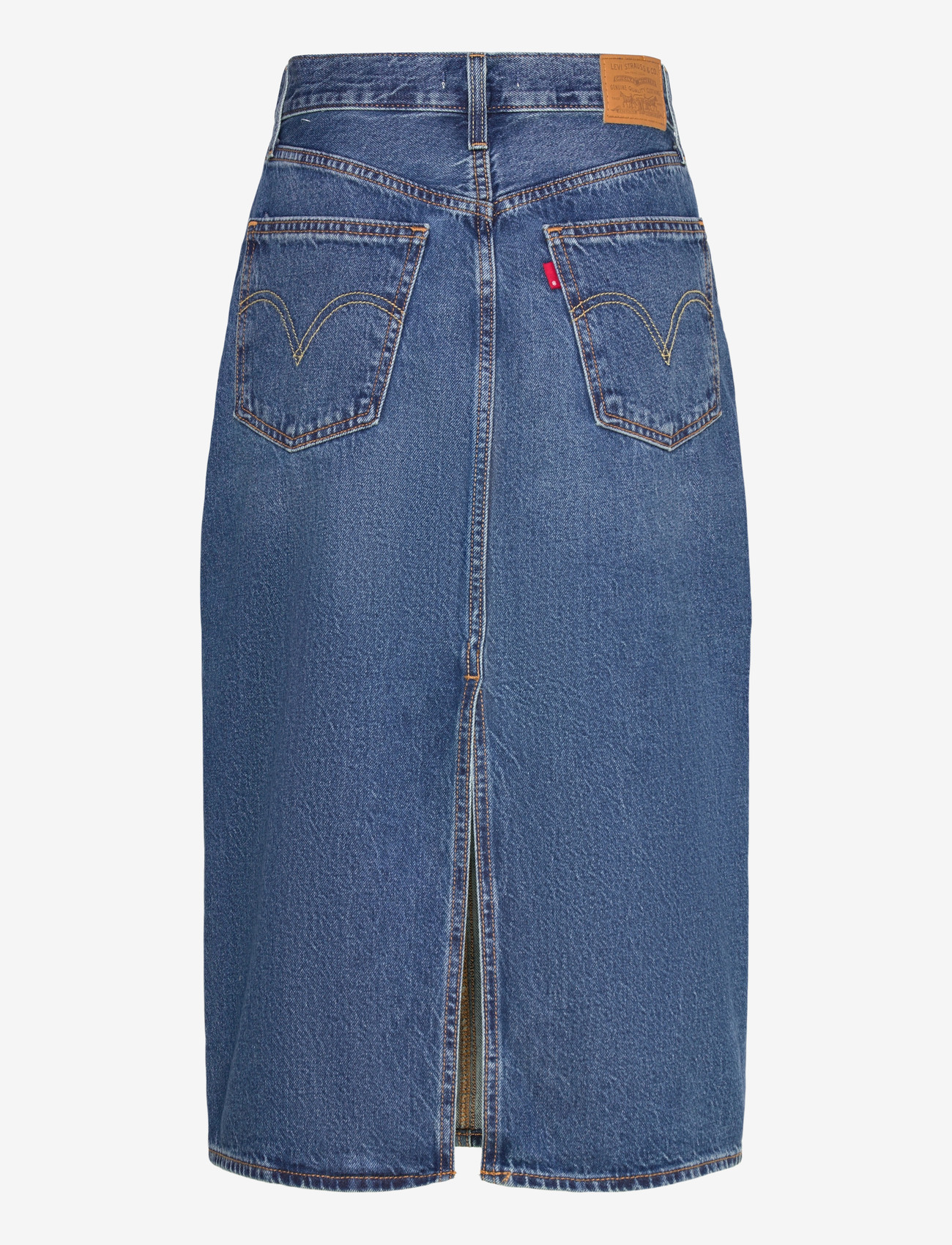 Levi's® - HR BACK SLIT SKIRT REVIEW TIME - jeanskjolar - med indigo - worn in - 2