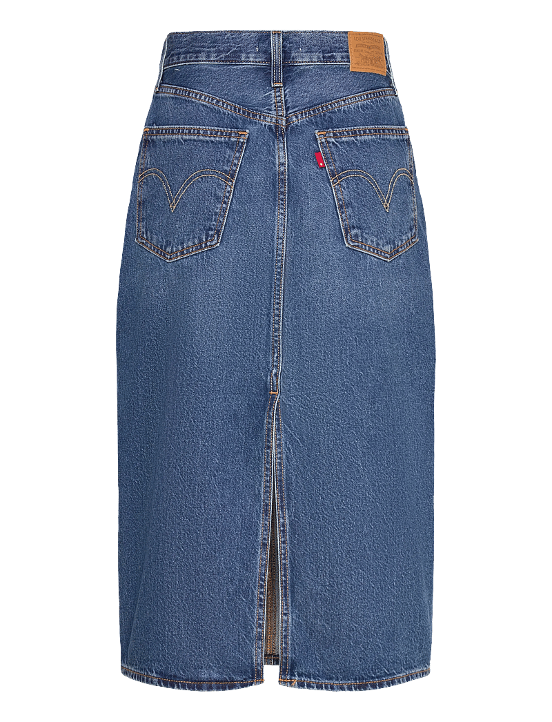 Levi's® - HR BACK SLIT SKIRT REVIEW TIME - jeanskjolar - med indigo - worn in - 2