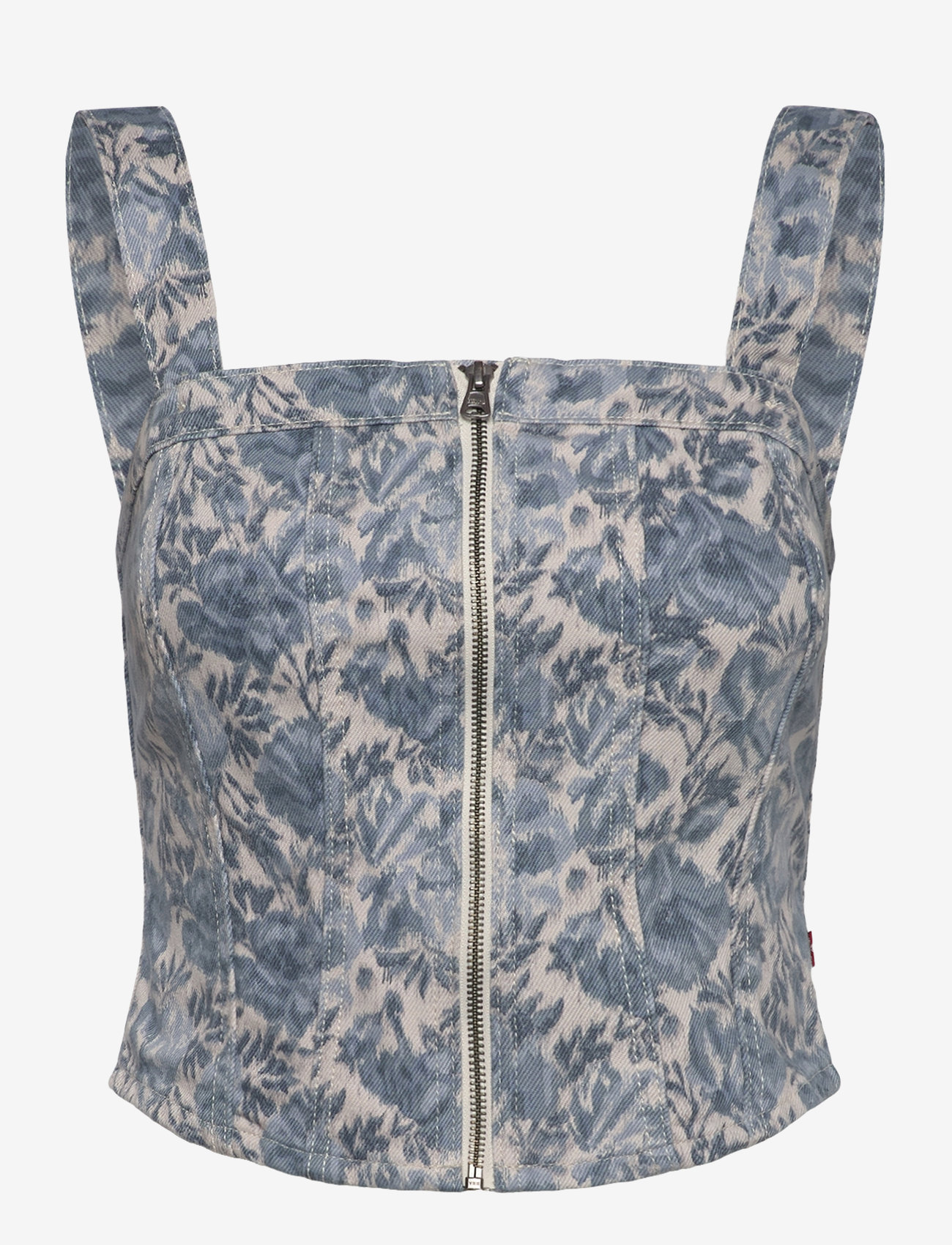 Levi's® - SCULPTED BUSTIER OPHELIA FLORA - med indigo - worn in - 1