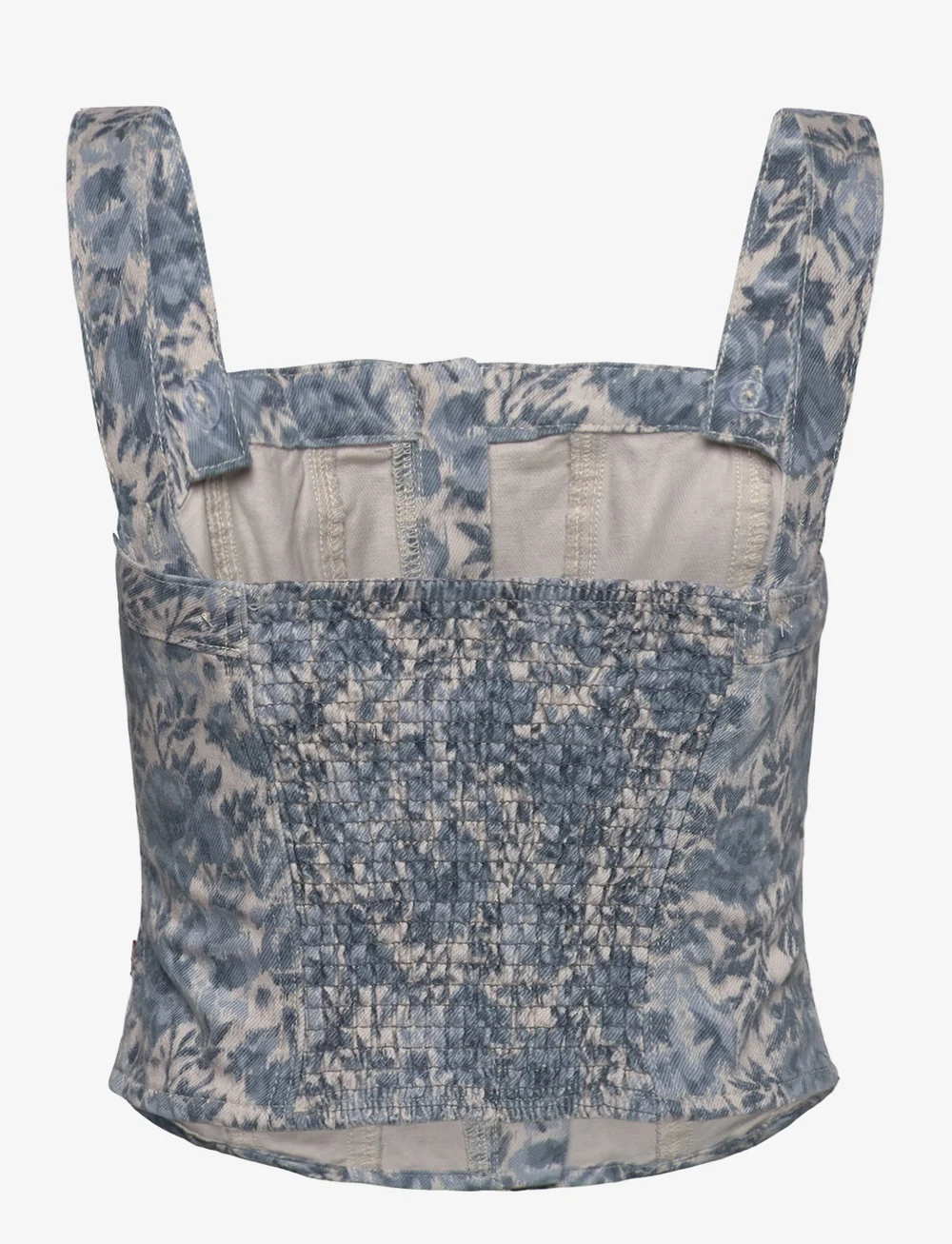 Levi's® - SCULPTED BUSTIER OPHELIA FLORA - Ärmellose tops - med indigo - worn in - 1