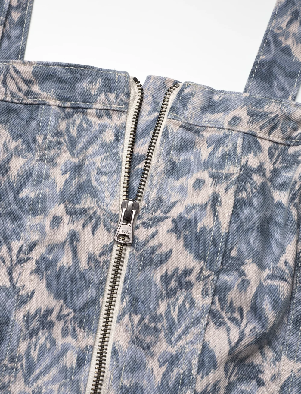 Levi's® - SCULPTED BUSTIER OPHELIA FLORA - Ärmellose tops - med indigo - worn in - 3