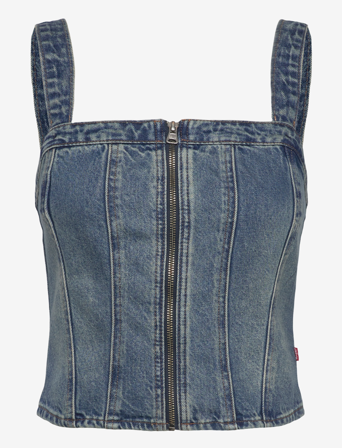 Levi's® - SCULPTED BUSTIER VERIFIED VINT - Ärmellose tops - med indigo - worn in - 1