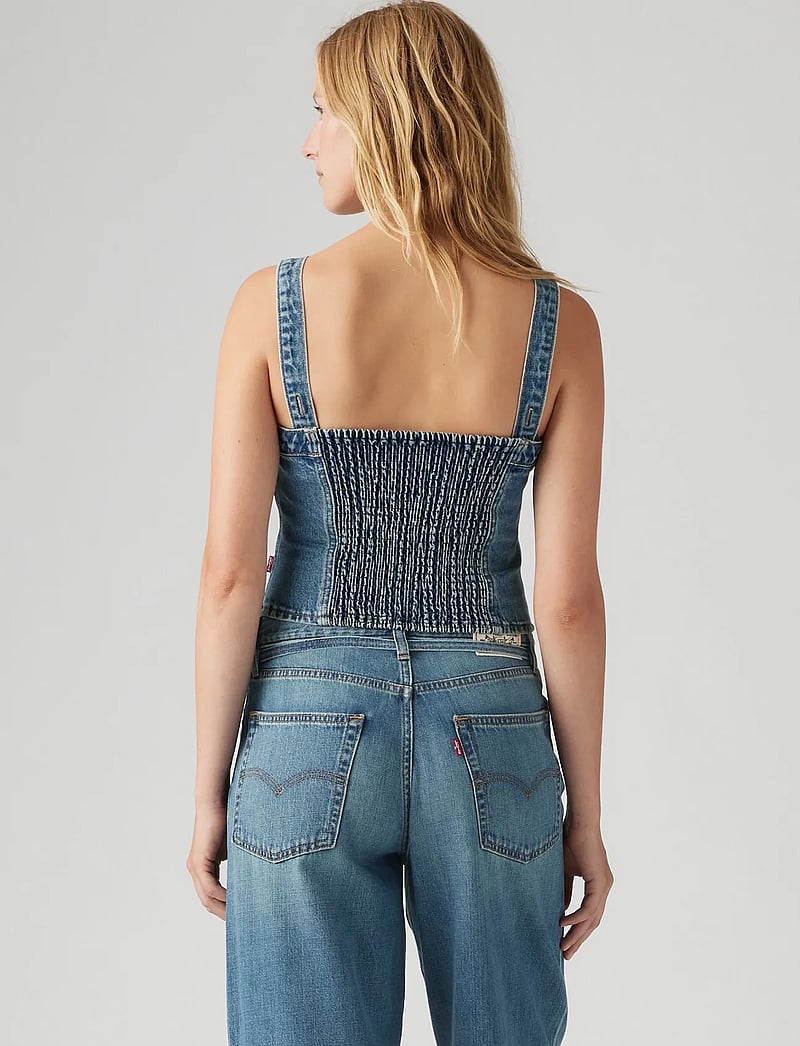 Levi's® - SCULPTED BUSTIER VERIFIED VINT - Ärmellose tops - med indigo - worn in - 5
