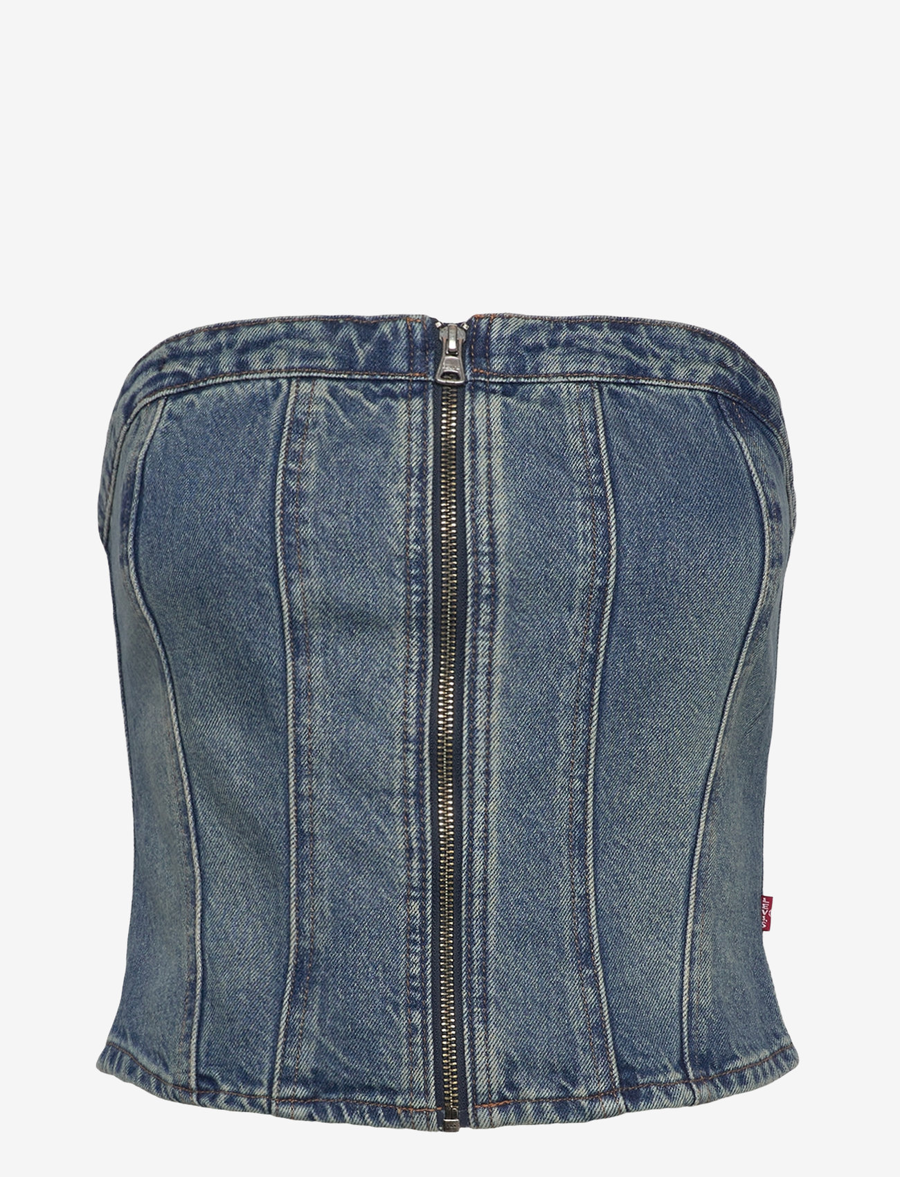 Levi's® - SCULPTED BUSTIER VERIFIED VINT - Ärmellose tops - med indigo - worn in - 3