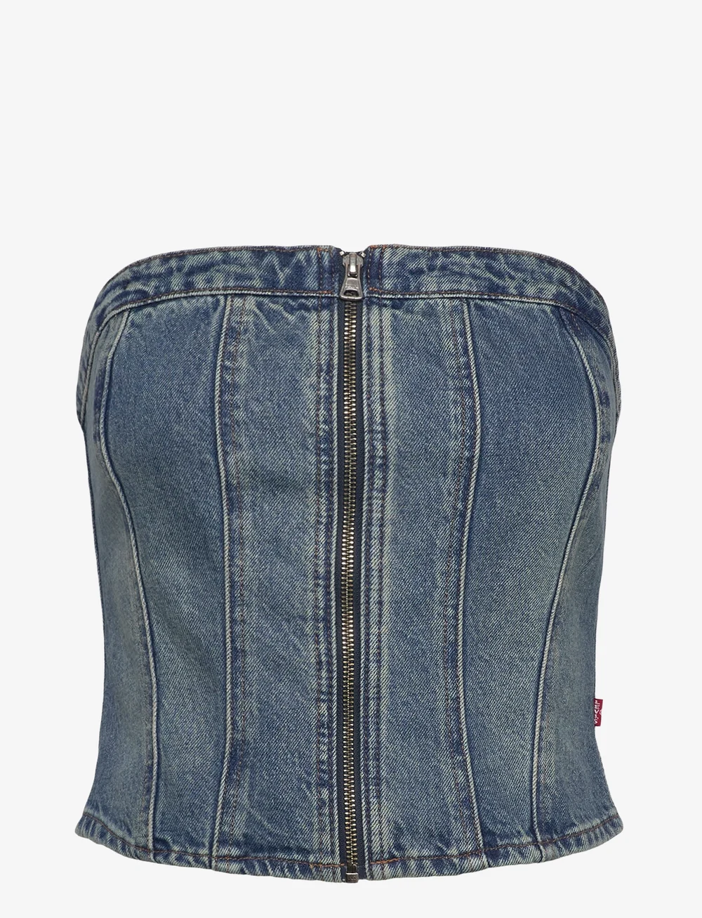 Levi's® - SCULPTED BUSTIER VERIFIED VINT - sleeveless tops - med indigo - worn in - 2