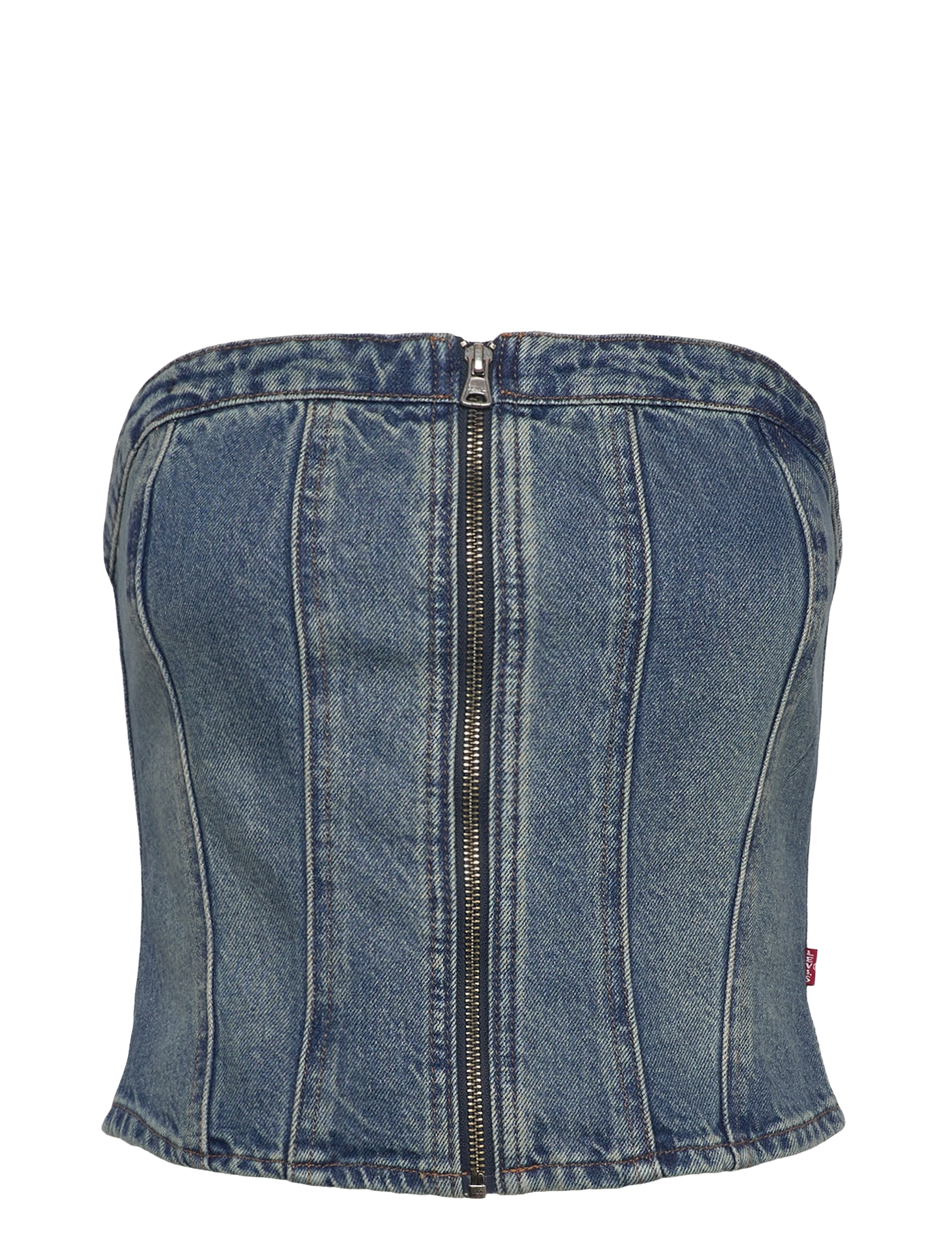Levi's® - SCULPTED BUSTIER VERIFIED VINT - med indigo - worn in - 3