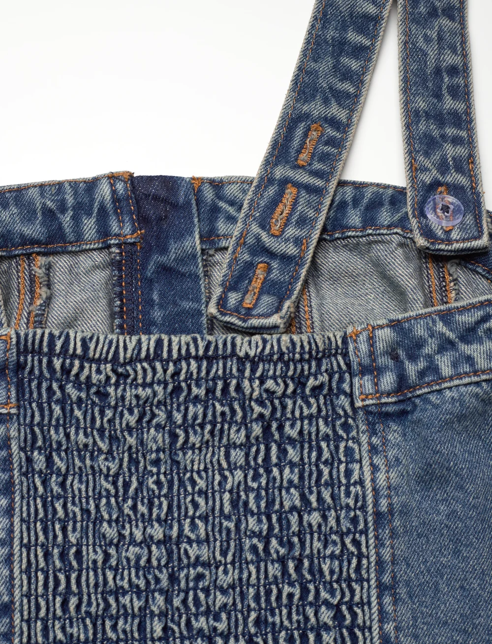 Levi's® - SCULPTED BUSTIER VERIFIED VINT - sleeveless tops - med indigo - worn in - 4