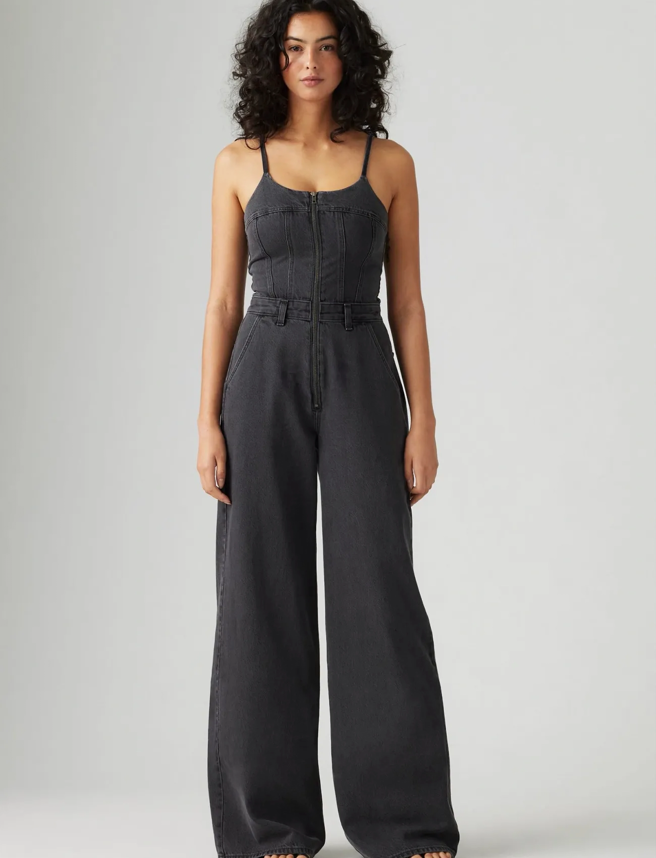 Levi's® - BUSTIER JUMPSUIT DONT CUT - blacks - 4