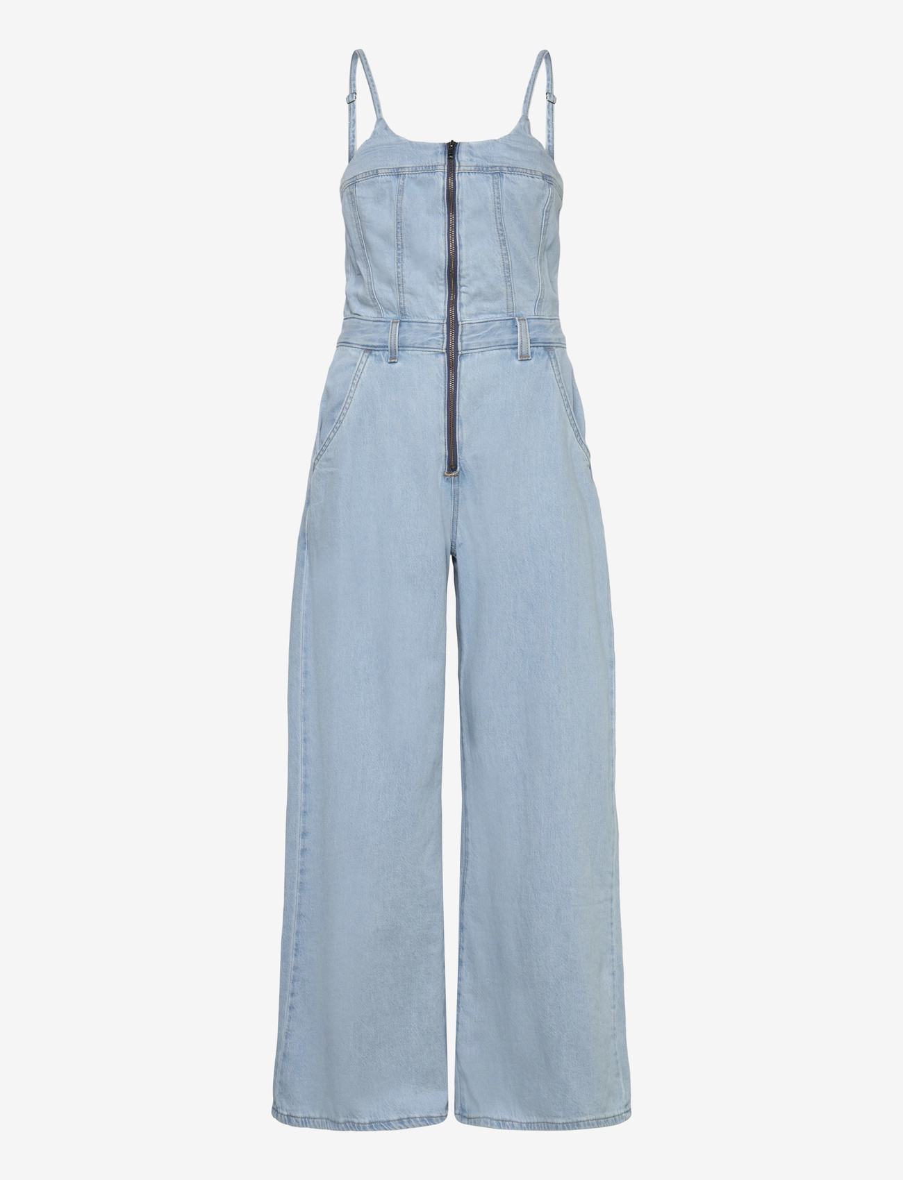 Levi's® - BUSTIER JUMPSUIT ALWAYS GOING - buksedragter - light indigo - flat finis - 0