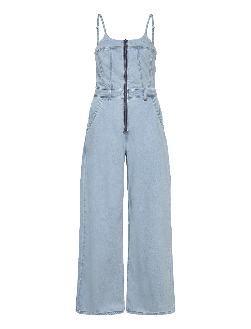 Levi's® - BUSTIER JUMPSUIT ALWAYS GOING - buksedragter - light indigo - flat finis - 0