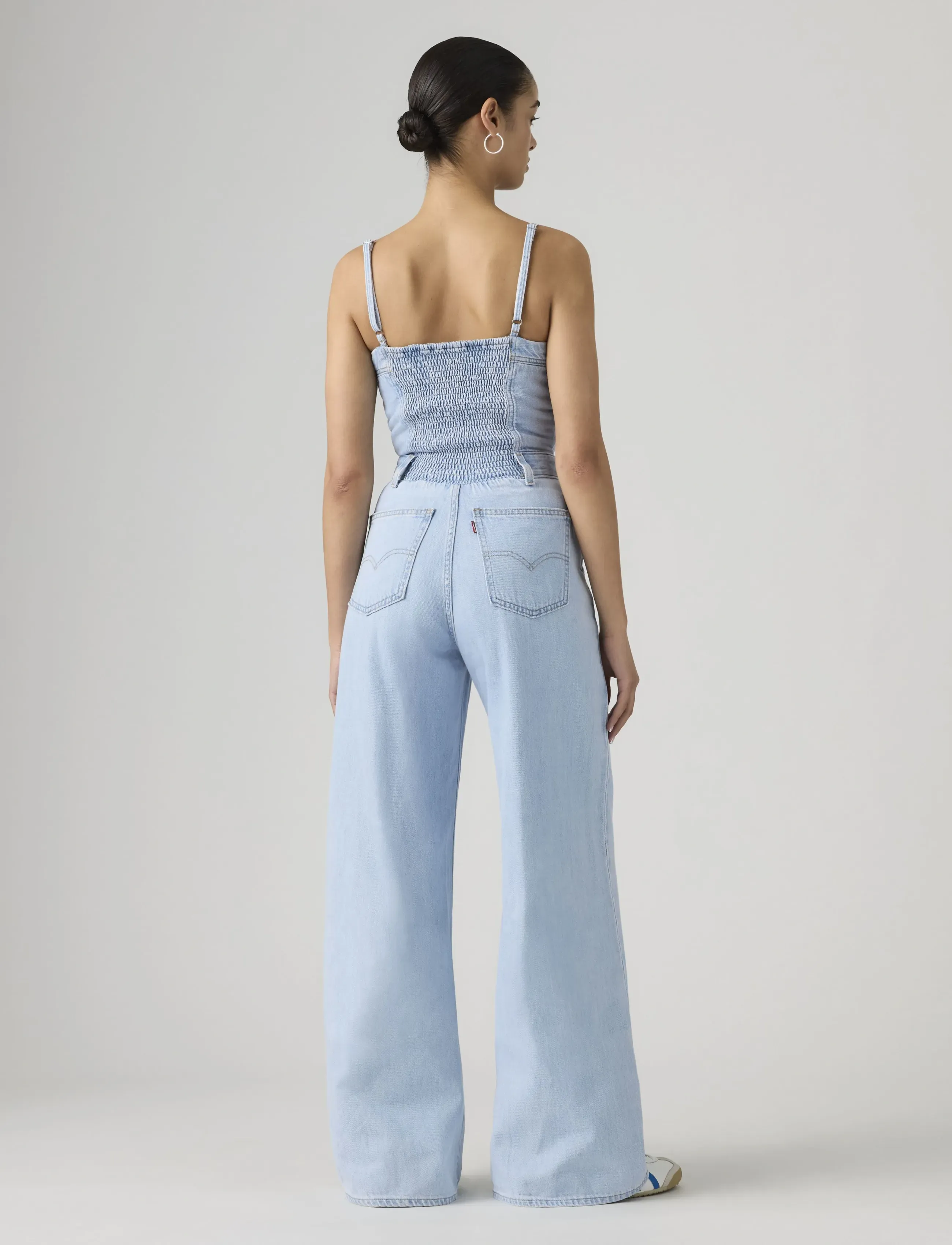 Levi's® - BUSTIER JUMPSUIT ALWAYS GOING - jumpsuits - light indigo - flat finis - 4