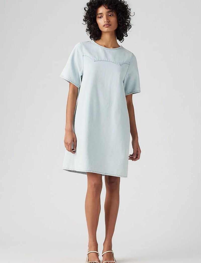 Levi's® - DENIM TEE DRESS LIGHT INDIGO - FLAT FINISH - jeanskleider - light indigo - flat finis - 3