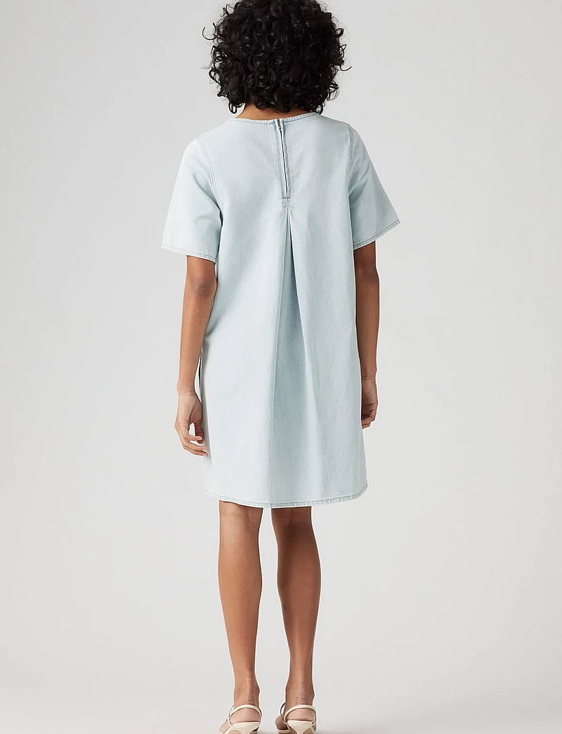 Levi's® - DENIM TEE DRESS LIGHT INDIGO - FLAT FINISH - jeanskleider - light indigo - flat finis - 4