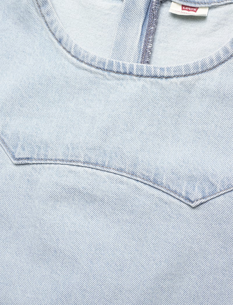 Levi's® - DENIM TEE DRESS LIGHT INDIGO - FLAT FINISH - jeanskleider - light indigo - flat finis - 5