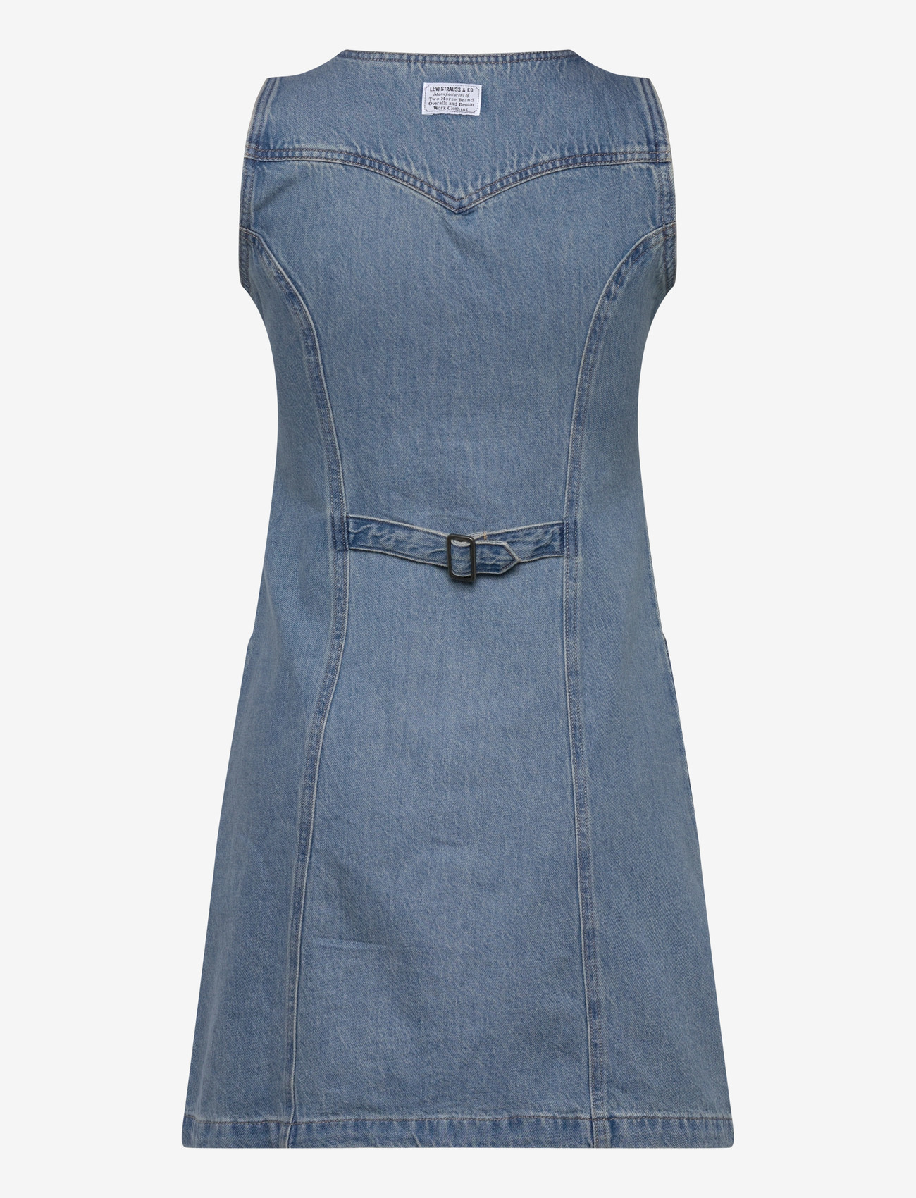 Levi's® - VIANNA VEST DRESS SPECIAL SHOW - denimkjoler - med indigo - worn in - 1