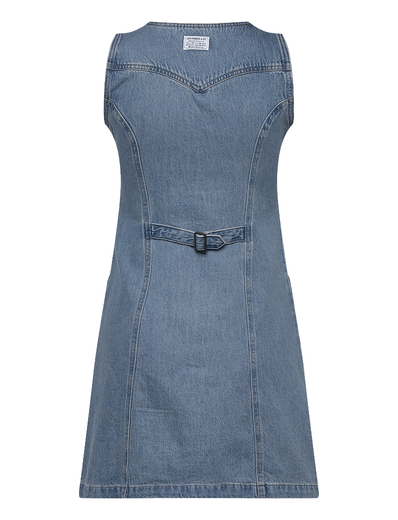 Levi's® - VIANNA VEST DRESS SPECIAL SHOW - denimkjoler - med indigo - worn in - 1