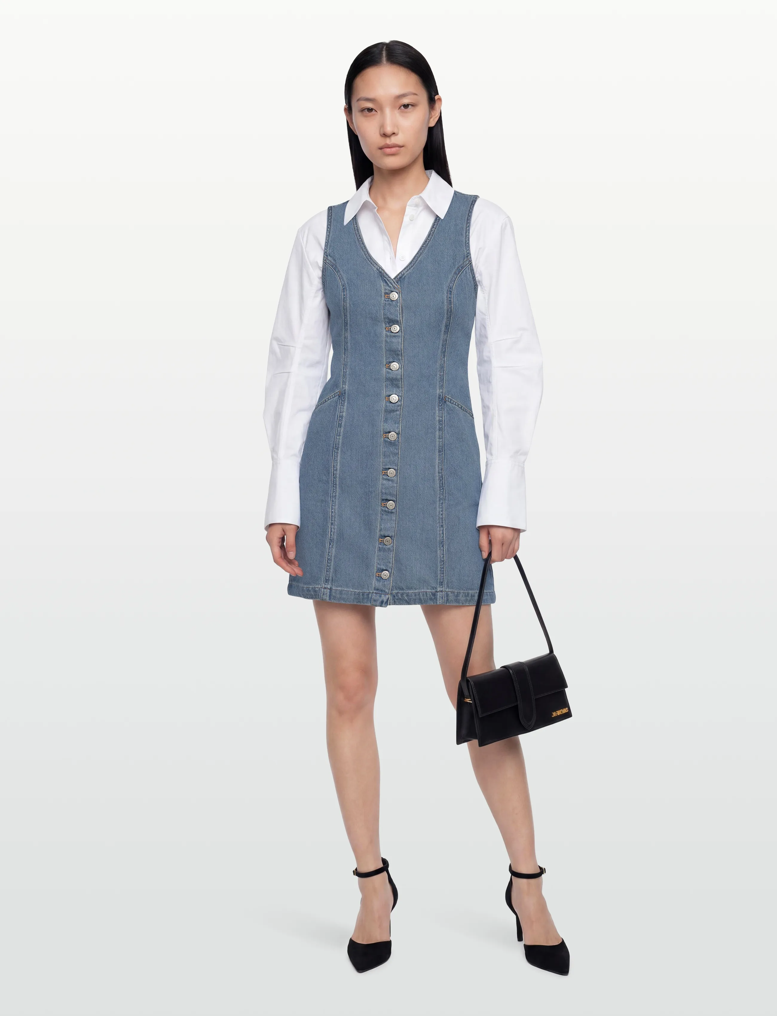 Levi's® VIANNA VEST DRESS SPECIAL SHOW - Levi's® - MED INDIGO - WORN IN / blue