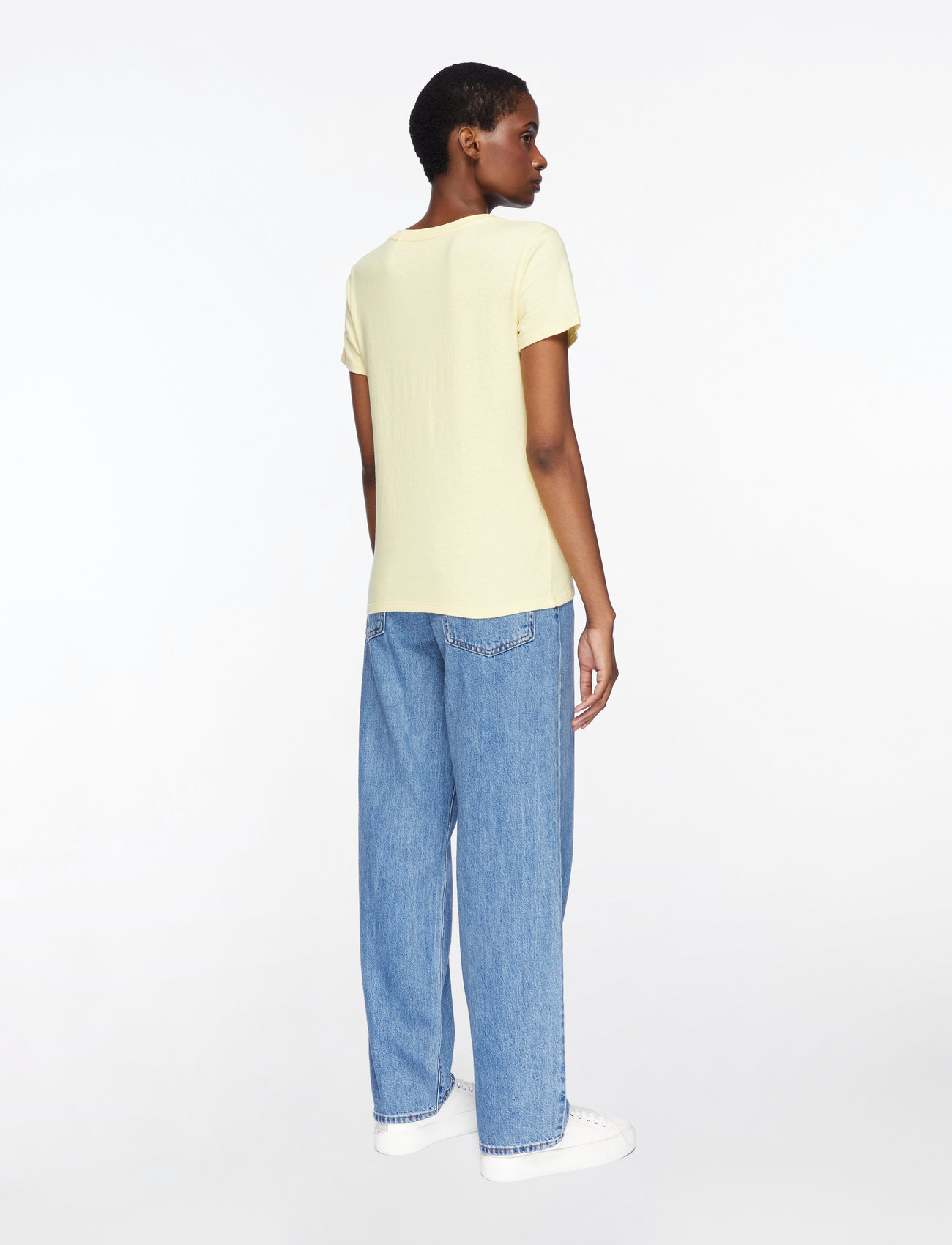 Levi's® - PERFECT SLUB VNECK MOOD YELLOW - t-shirts - yellows - 5