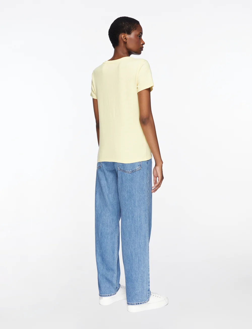 Levi's® - PERFECT SLUB VNECK MOOD YELLOW - t-shirts - yellows - 5