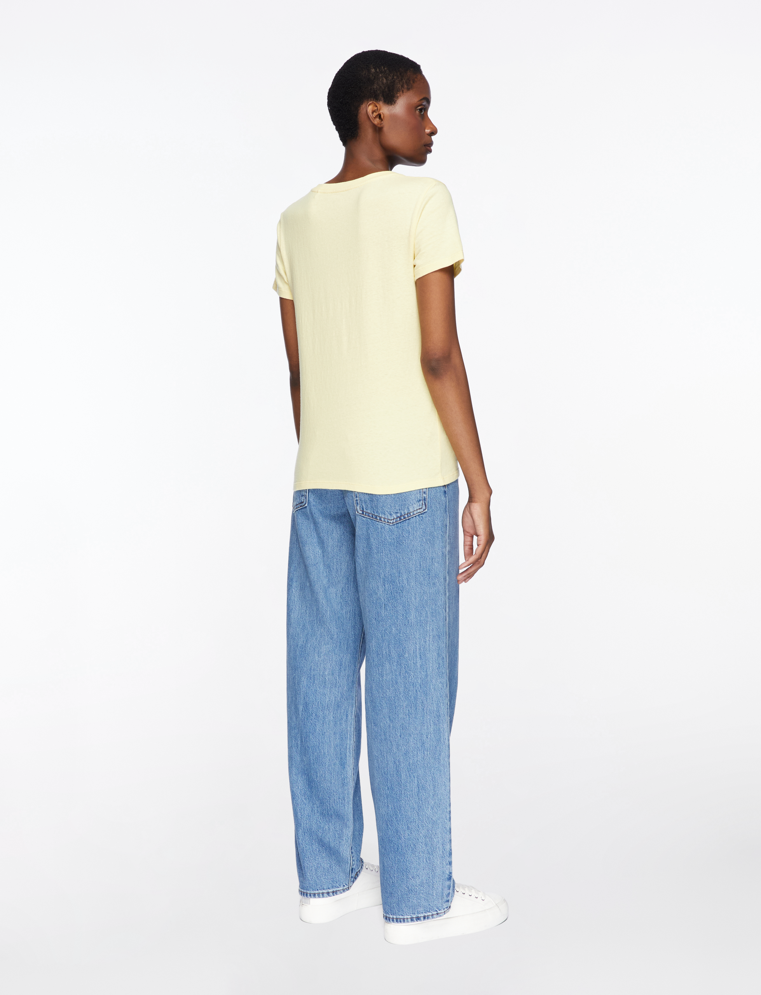 Levi's® - PERFECT SLUB VNECK MOOD YELLOW - yellows - 5