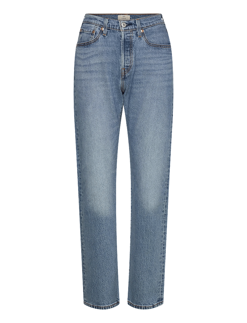 Levi's® - 501 CURVE LUCID DREAM - straight jeans - med indigo - worn in - 1