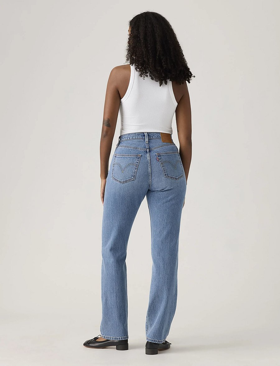 Levi's® - 501 CURVE LUCID DREAM - jeans droites - med indigo - worn in - 4