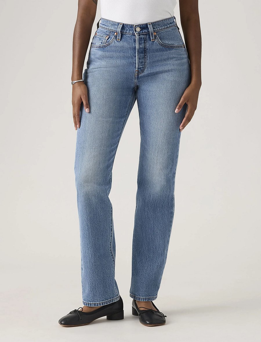 Levi's® - 501 CURVE LUCID DREAM - jeans droites - med indigo - worn in - 5