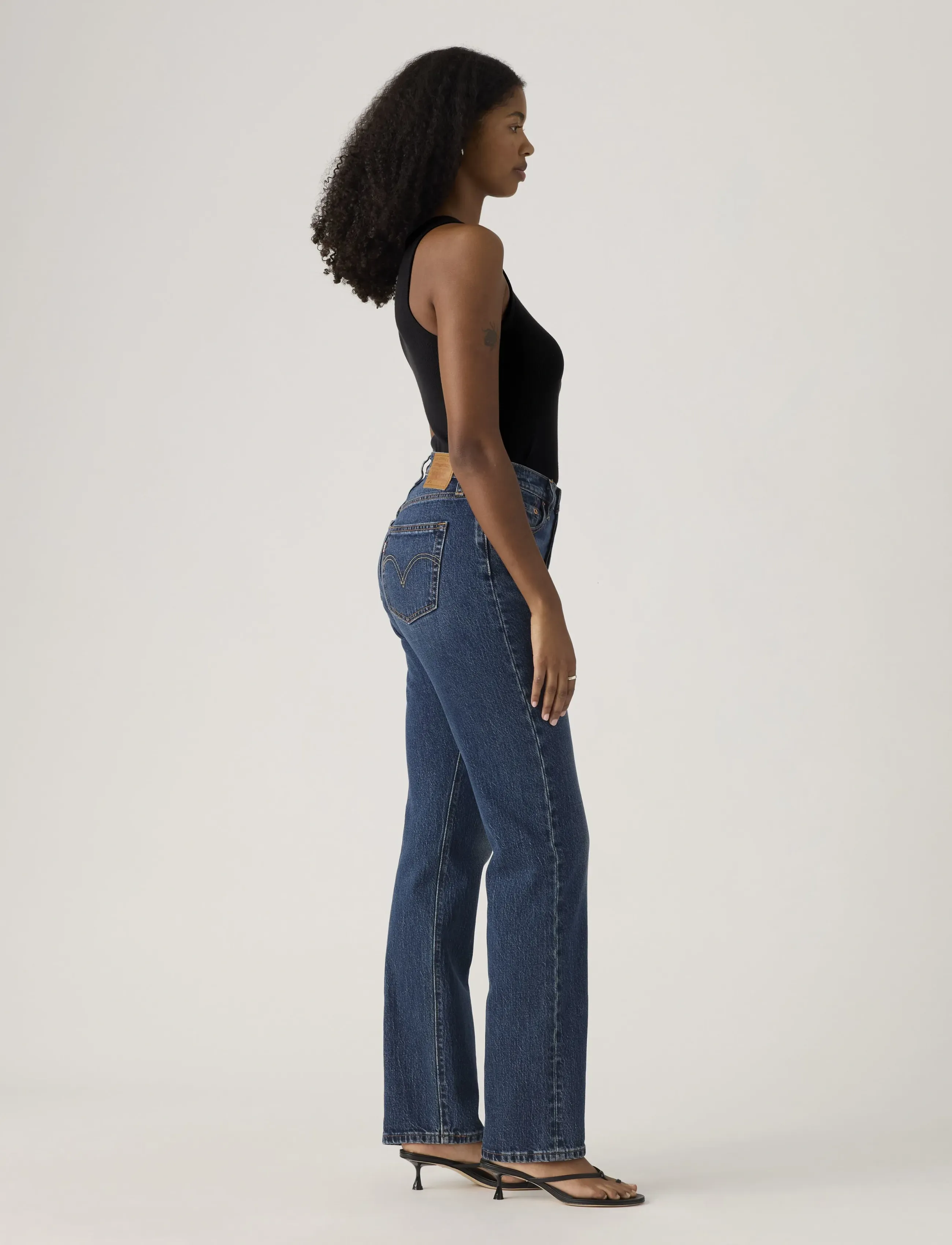 Levi's® - 501 CURVE COLD SUMMER - straight jeans - dark indigo - worn in - 3
