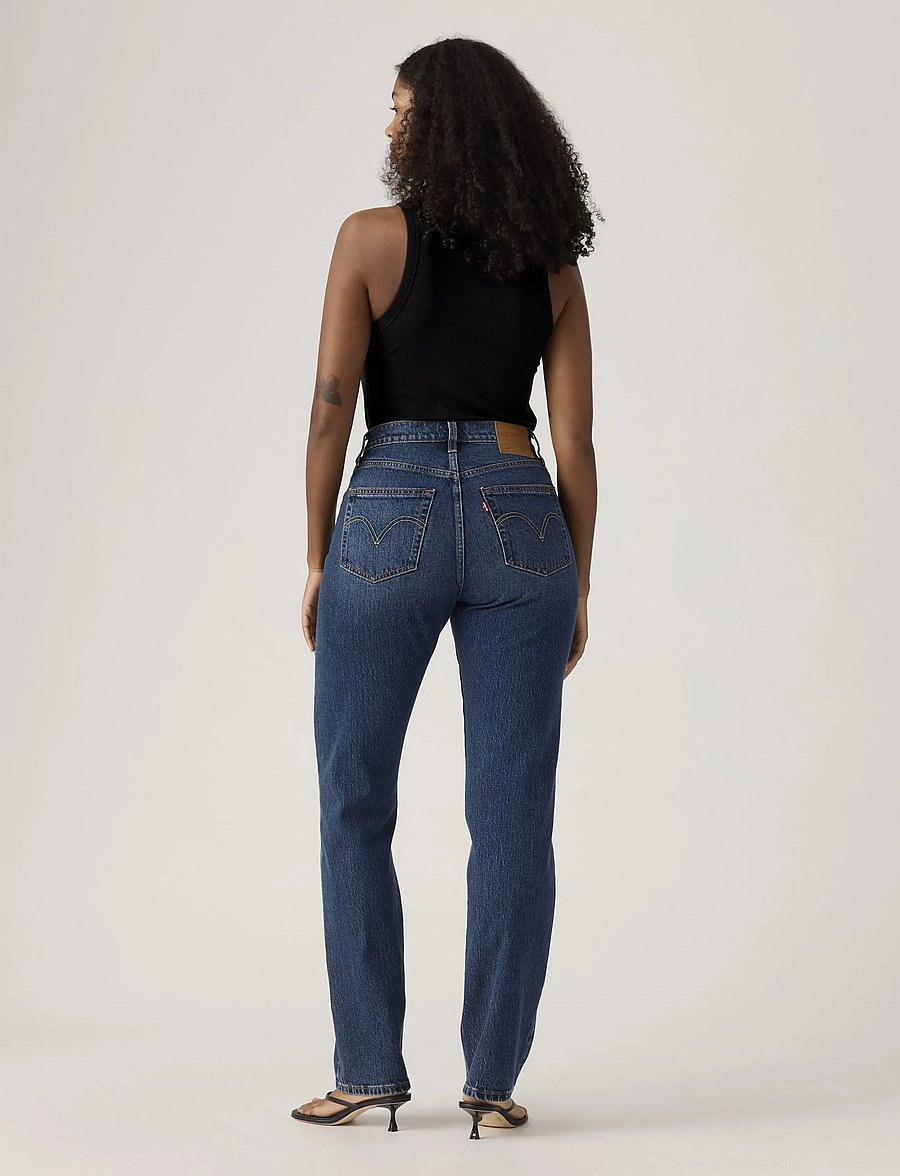 Levi's® - 501 CURVE COLD SUMMER - jeans droites - dark indigo - worn in - 4