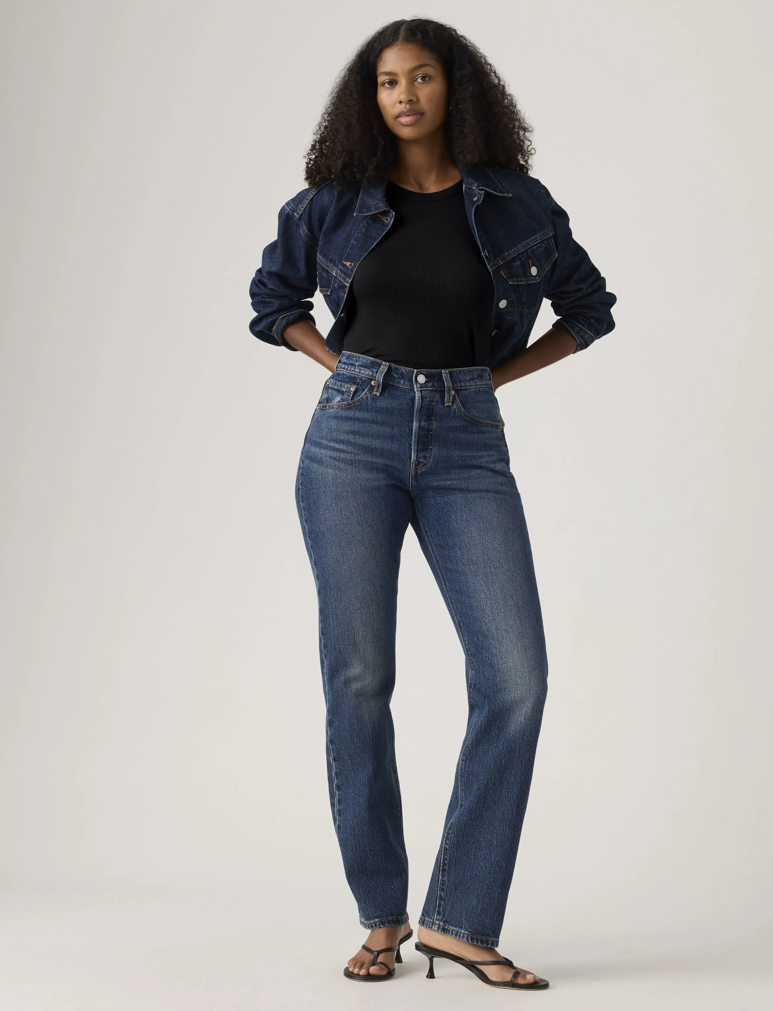 LEVIS ® 501 Curve Cold Summer raka jeans dam – bild 5