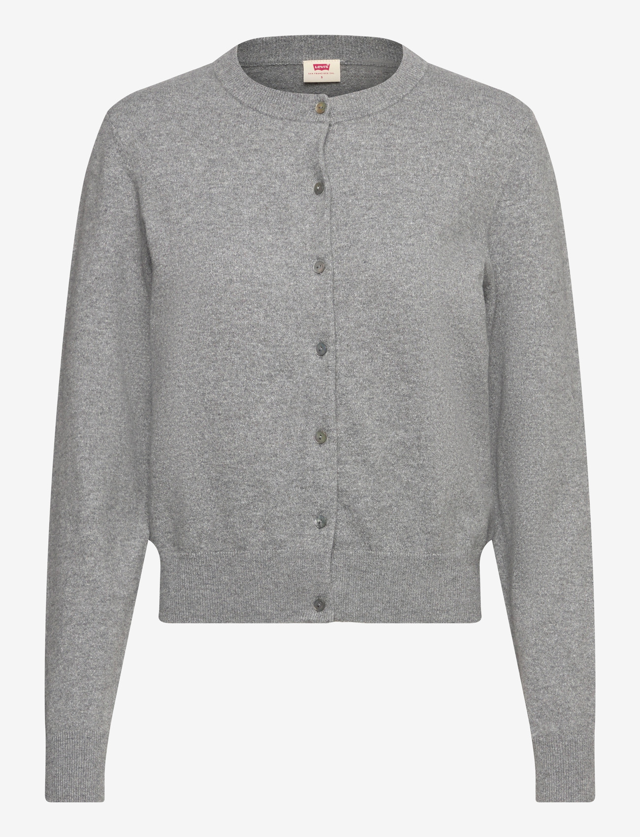 Levi's® - SUPER SOFT CREWNECK CARDI DARK - koftor - neutrals - 1