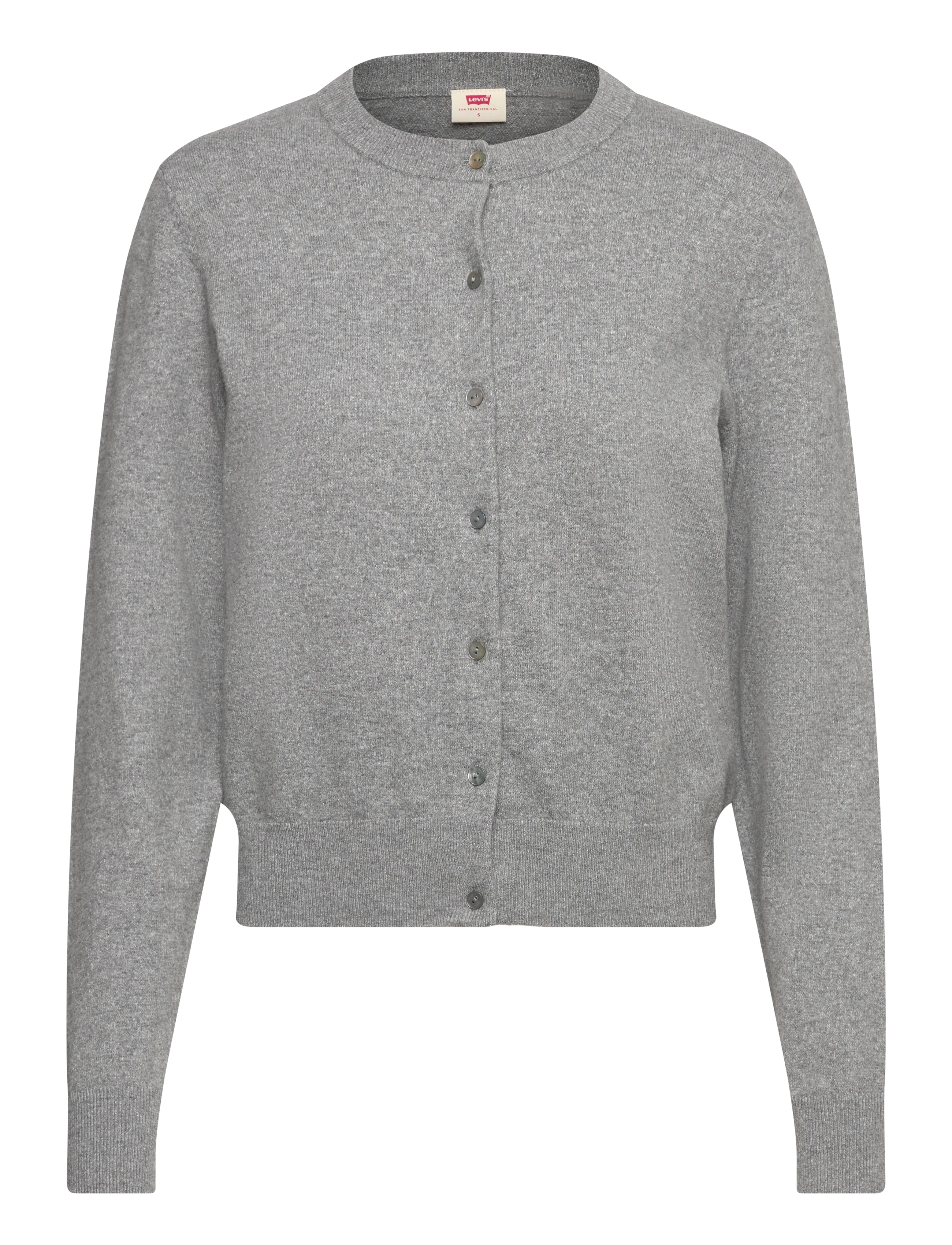 Levi's® SUPER SOFT CREWNECK CARDI DARK - Nyheter - NEUTRALS / grey