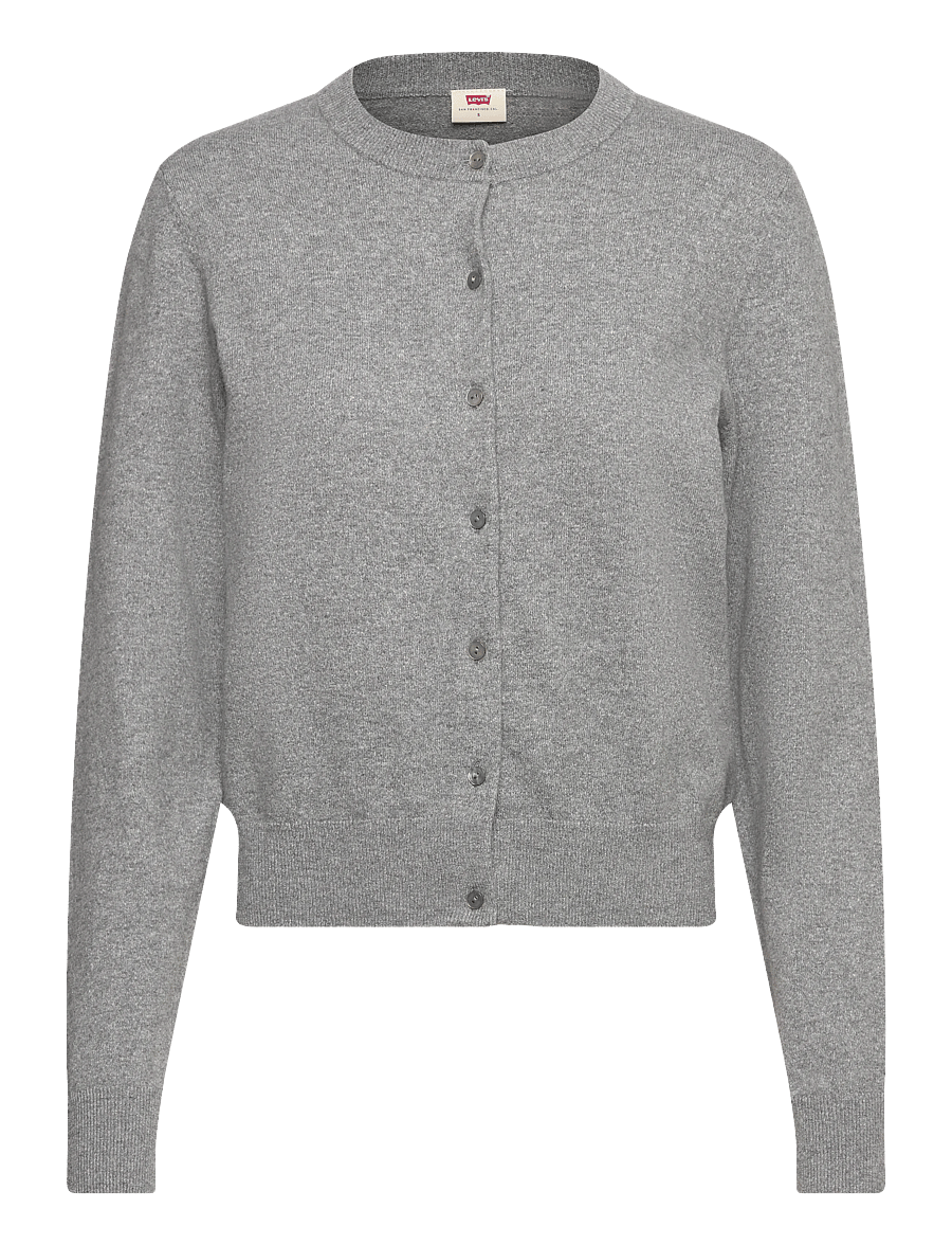Levi's® - SUPER SOFT CREWNECK CARDI DARK - gilets - neutrals - 1