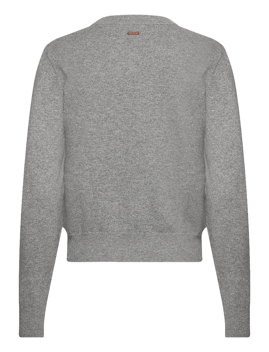 Levi's® - SUPER SOFT CREWNECK CARDI DARK - gilets - neutrals - 2